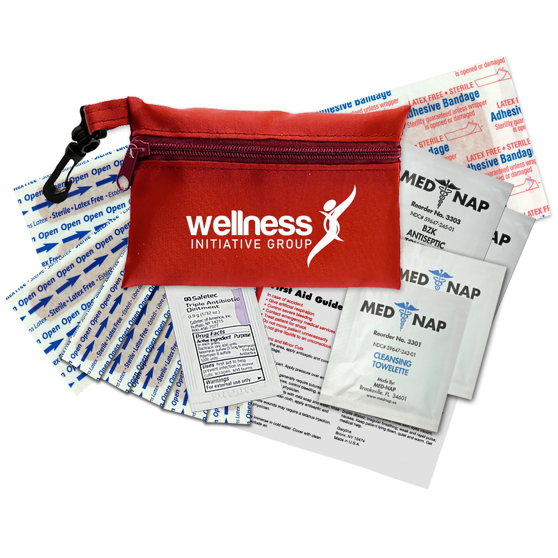 Picture of Garyline® Zip Pouch First Aid Kit - 16 Piece