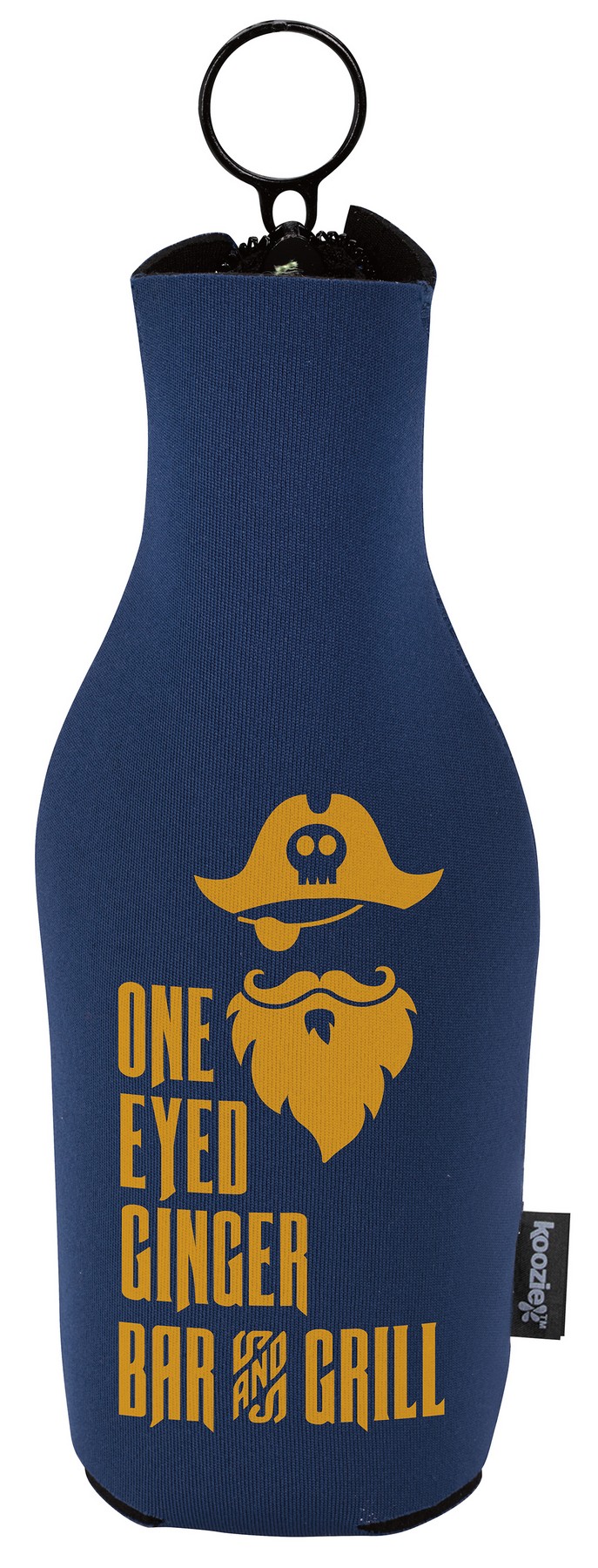 Picture of Koozie® Neoprene Zip-Up Bottle Cooler