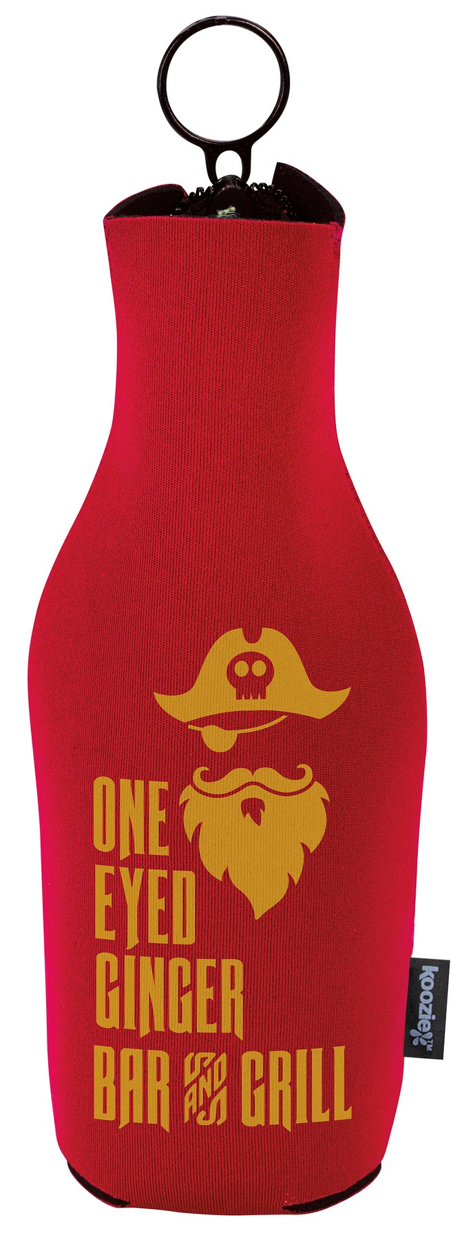 Picture of Koozie® Neoprene Zip-Up Bottle Cooler