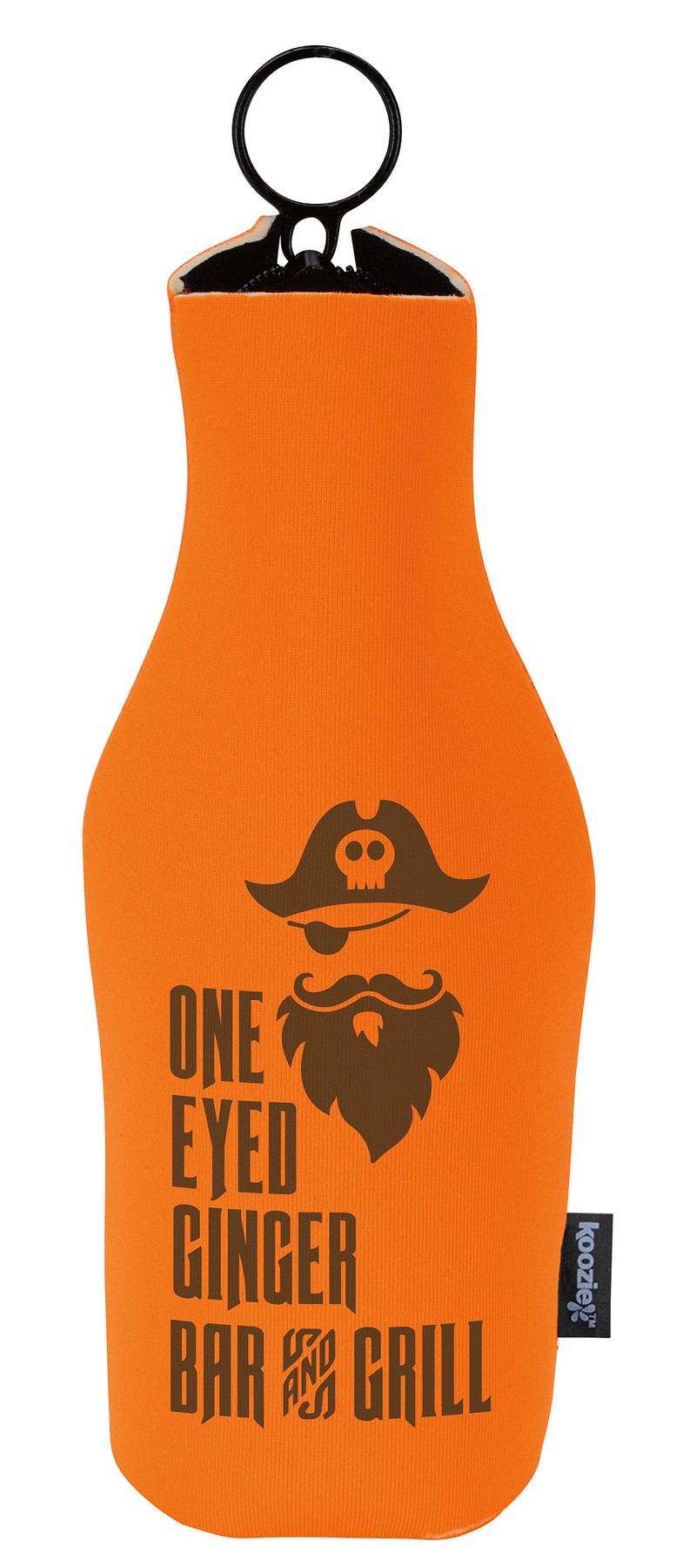 Picture of Koozie® Neoprene Zip-Up Bottle Cooler