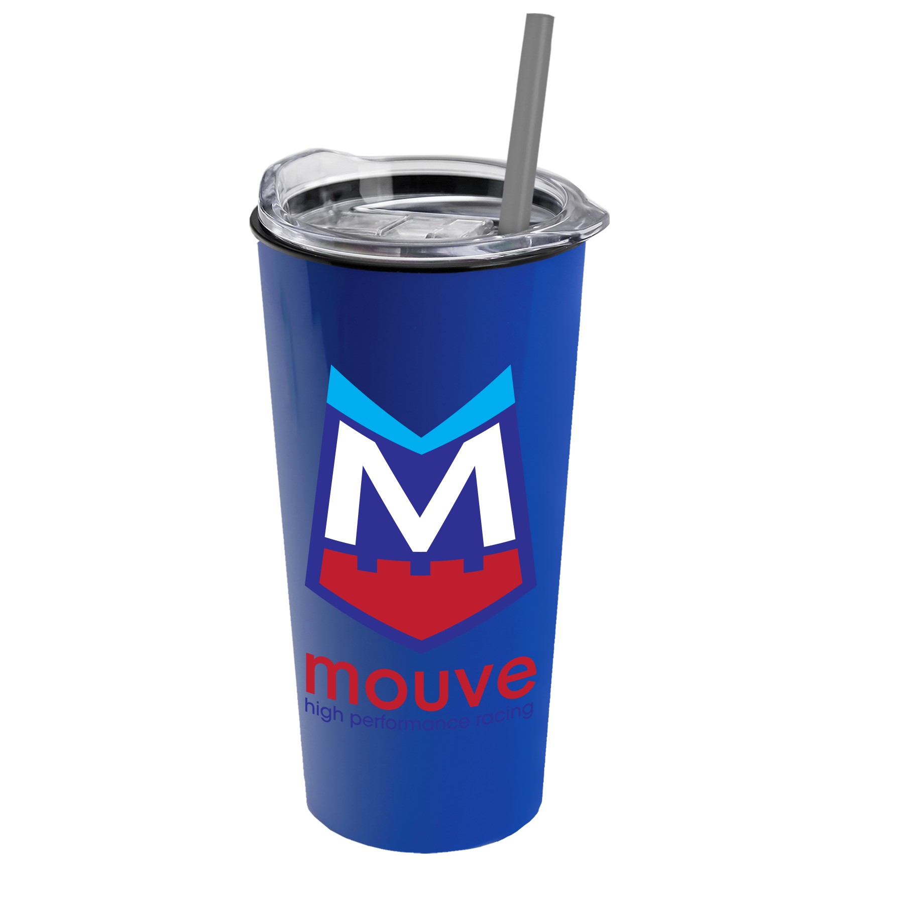 Picture of Garyline® Roadmaster Travel Tumbler with Slider Lid and Straw - 18 oz.