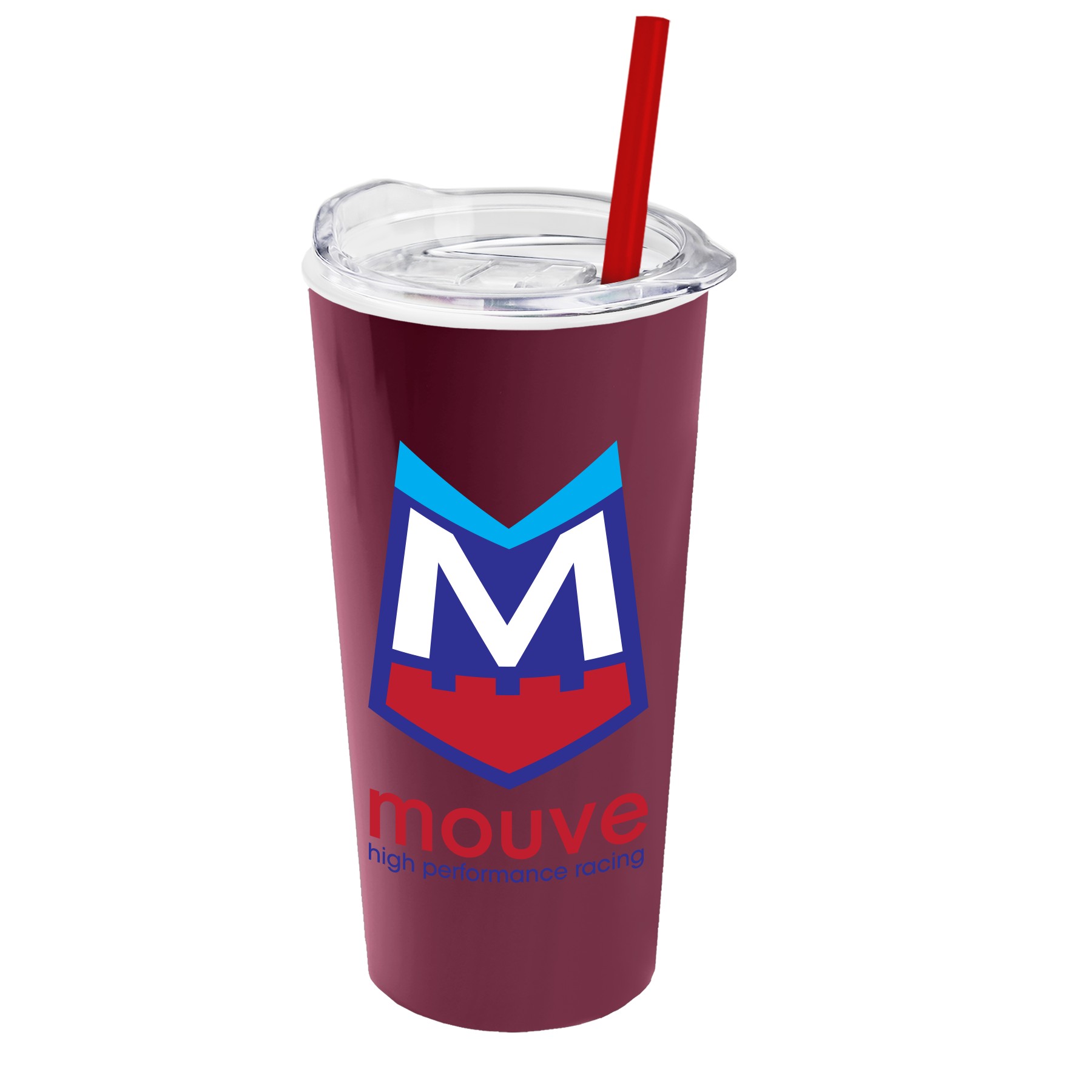 Picture of Garyline® Roadmaster Travel Tumbler with Slider Lid and Straw - 18 oz.