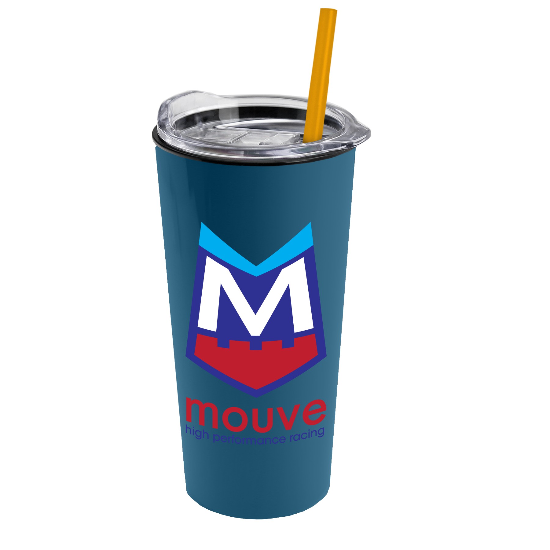 Picture of Garyline® Roadmaster Travel Tumbler with Slider Lid and Straw - 18 oz.