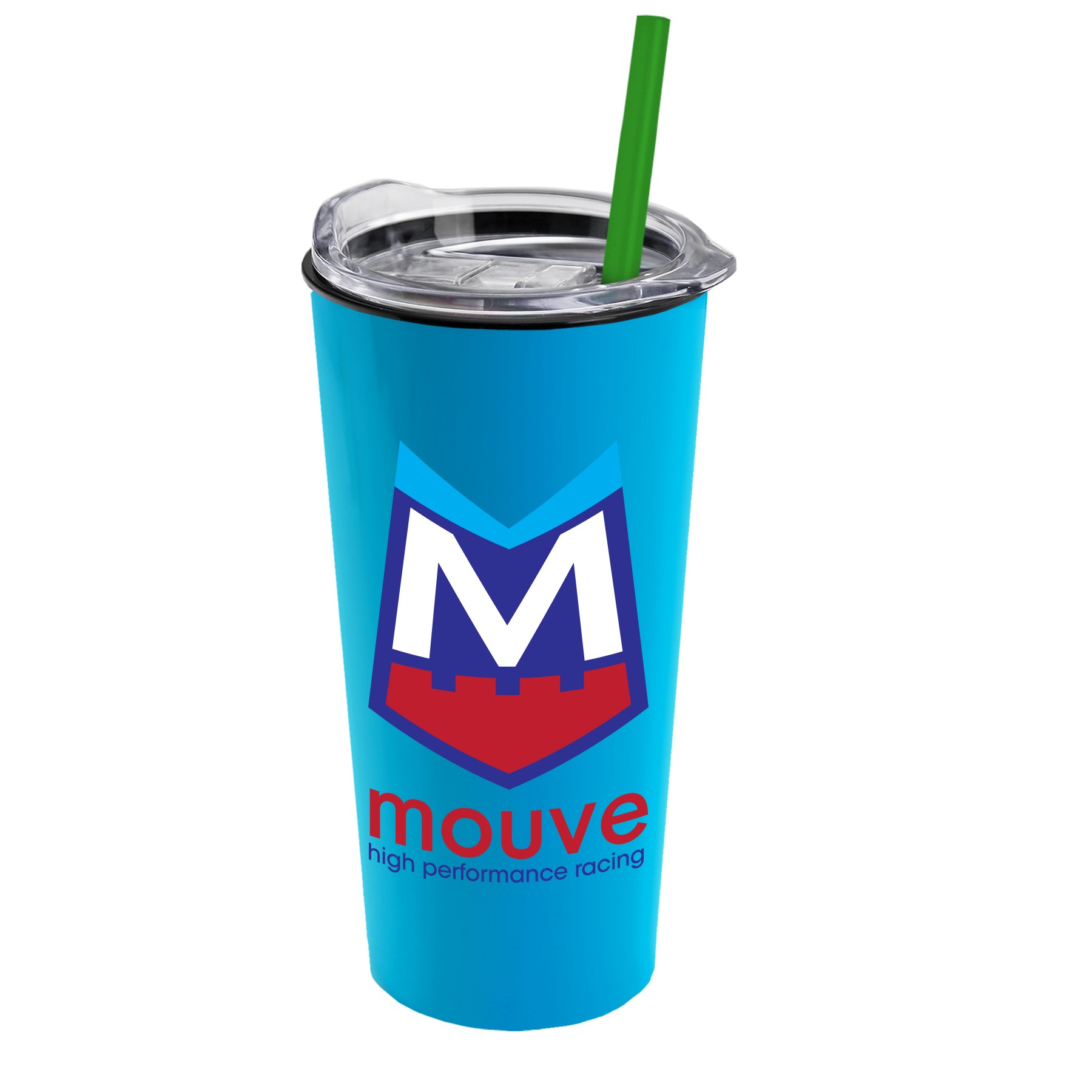 Picture of Garyline® Roadmaster Travel Tumbler with Slider Lid and Straw - 18 oz.