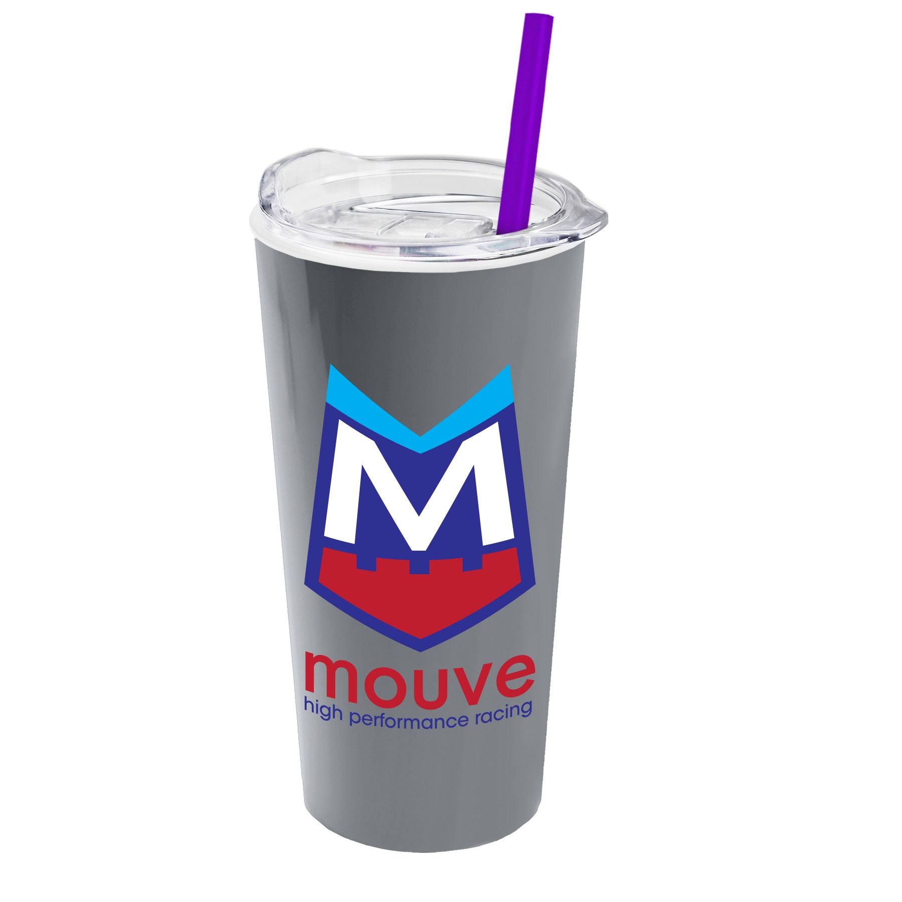 Picture of Garyline® Roadmaster Travel Tumbler with Slider Lid and Straw - 18 oz.
