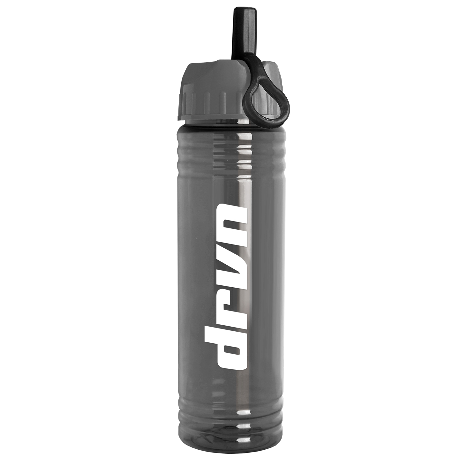 Picture of 24 Oz. Slim Fit Sports Water Bottle w/Ring Straw Lid