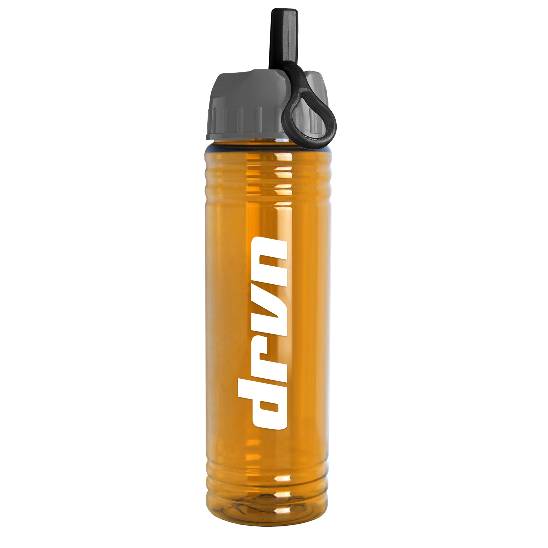 Picture of 24 Oz. Slim Fit Sports Water Bottle w/Ring Straw Lid