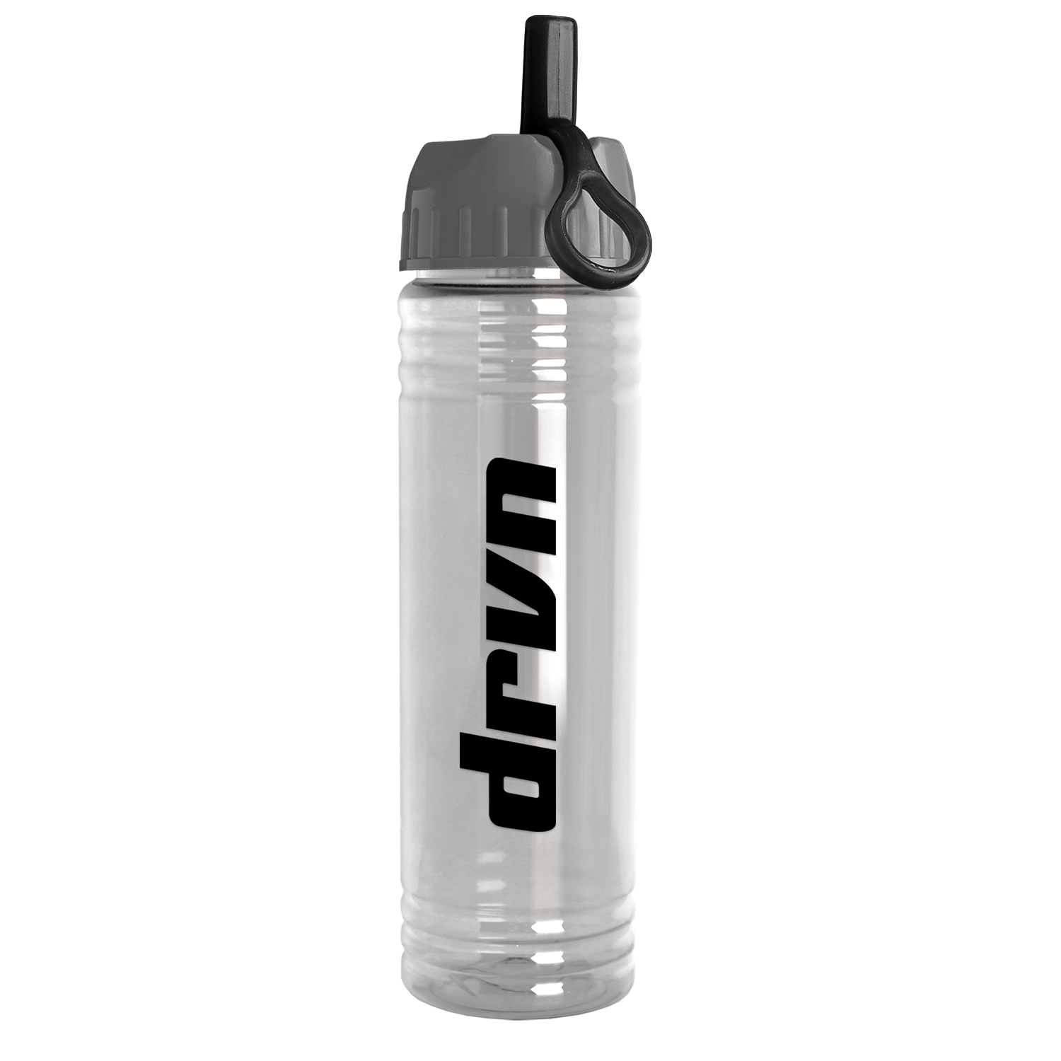 Picture of 24 Oz. Slim Fit Sports Water Bottle w/Ring Straw Lid