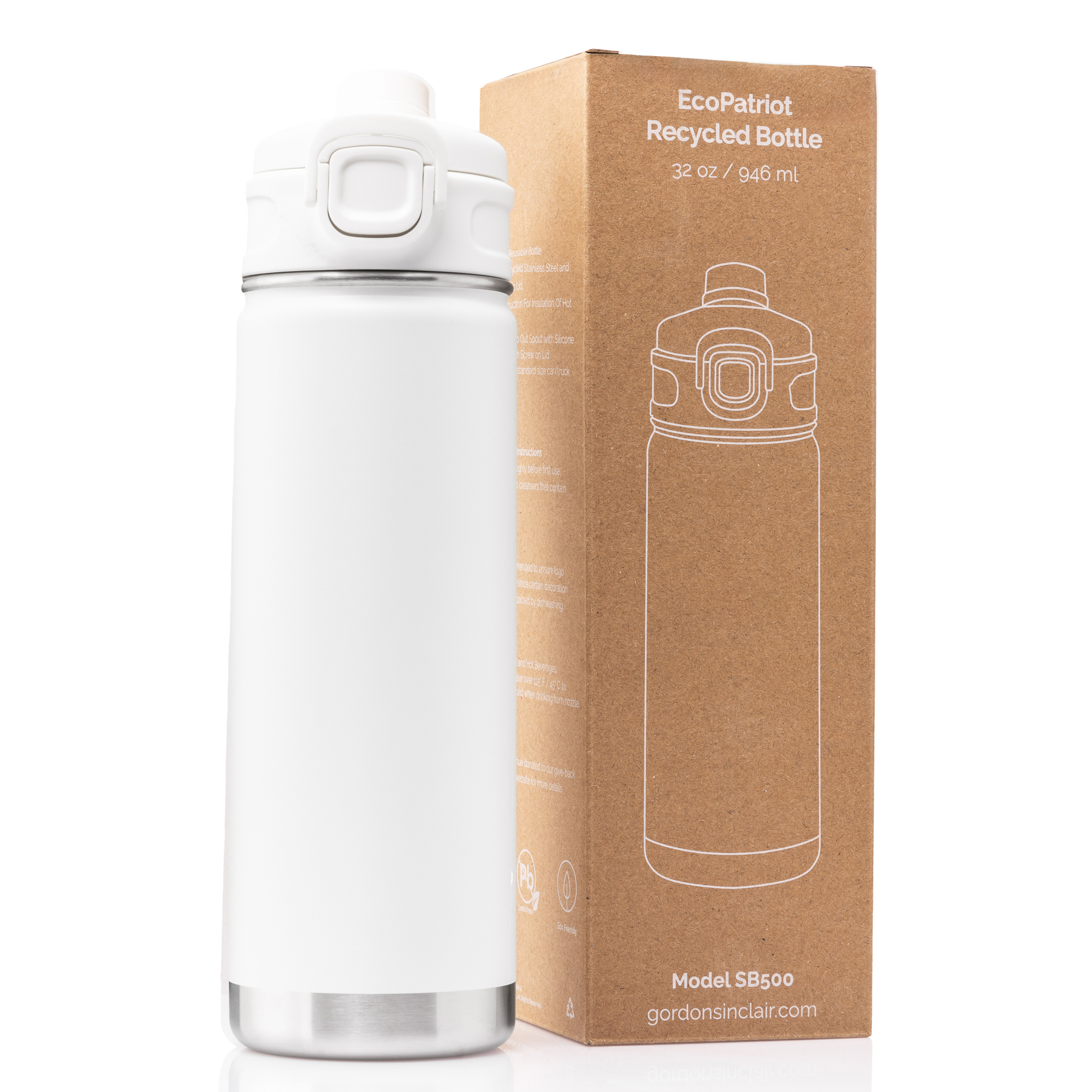 Picture of 32 oz EcoPatriot Recycled Bottle