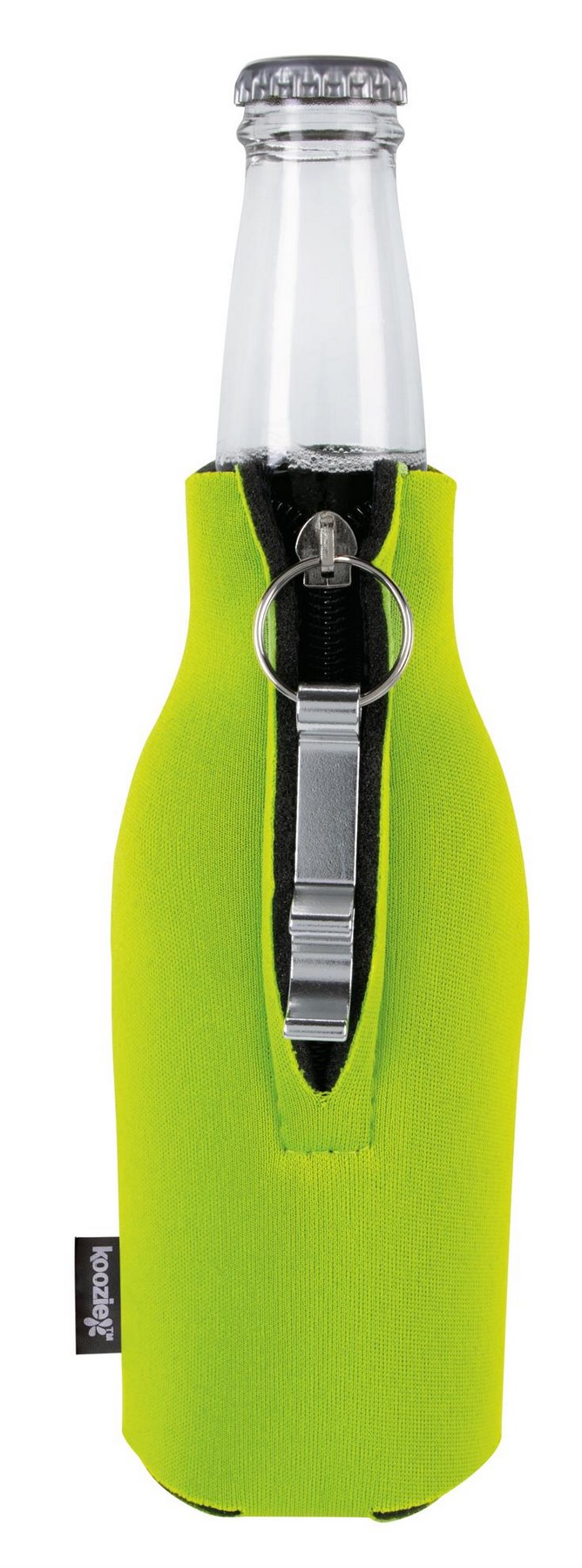 Picture of Koozie® Zip-Up Bottle Cooler with Opener