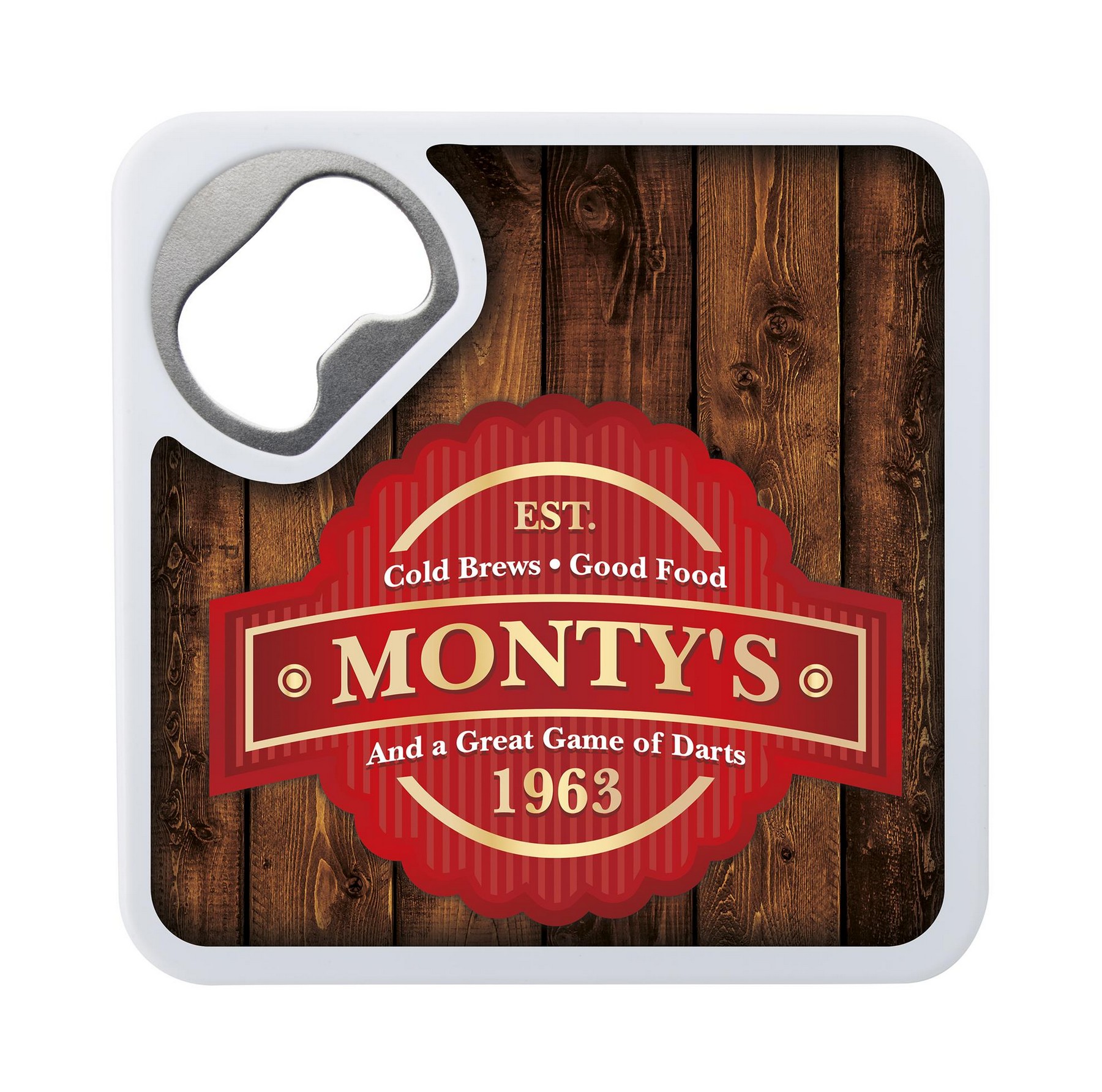 Picture of Good Value™ Bottle Opener Coaster