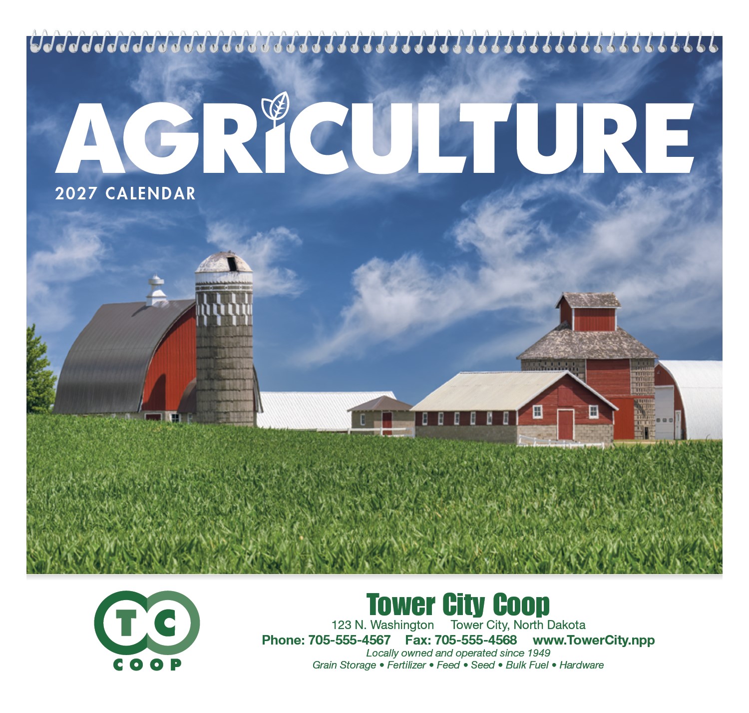 Picture of Good Value™ Agriculture - Spiral Calendar