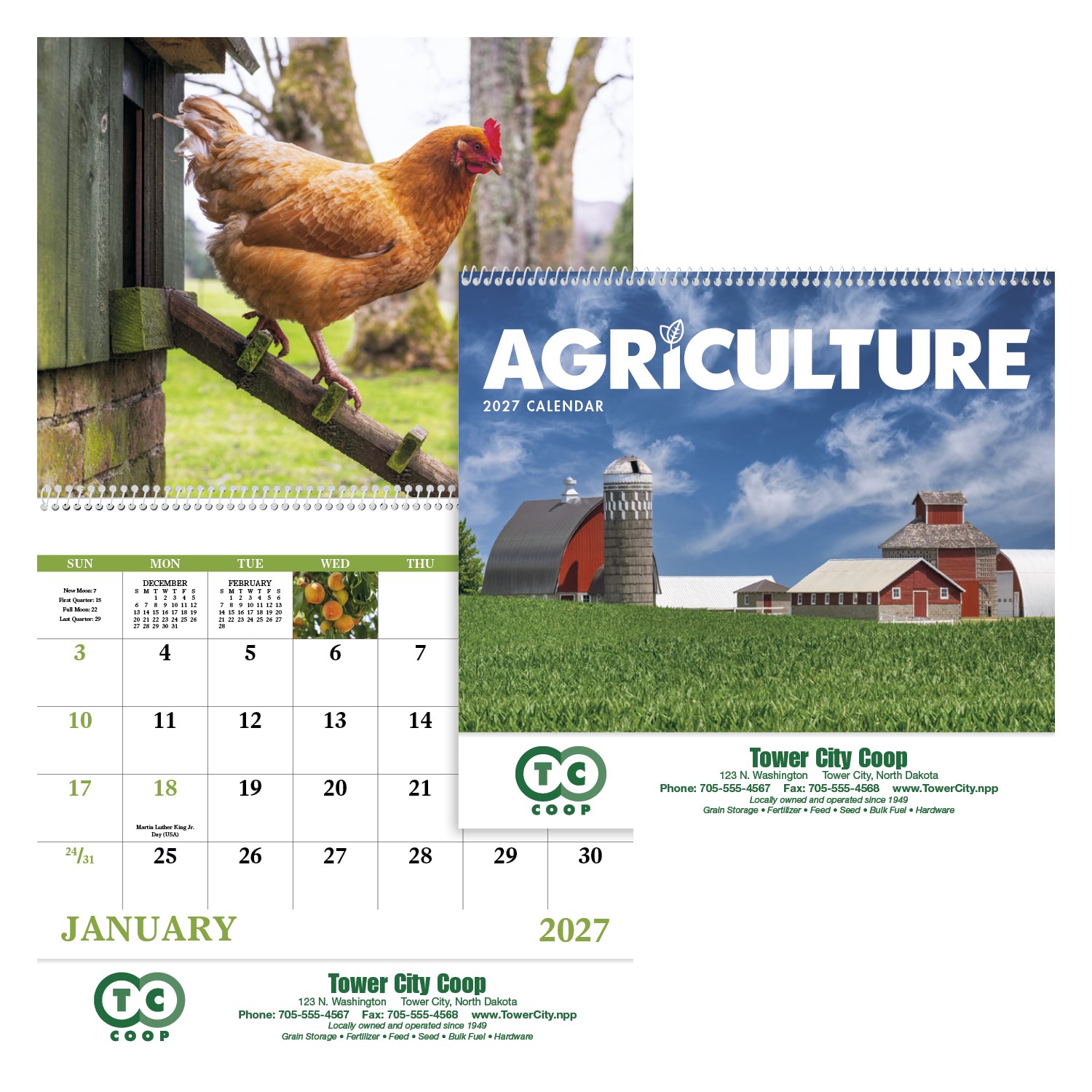 Picture of Good Value™ Agriculture - Spiral Calendar