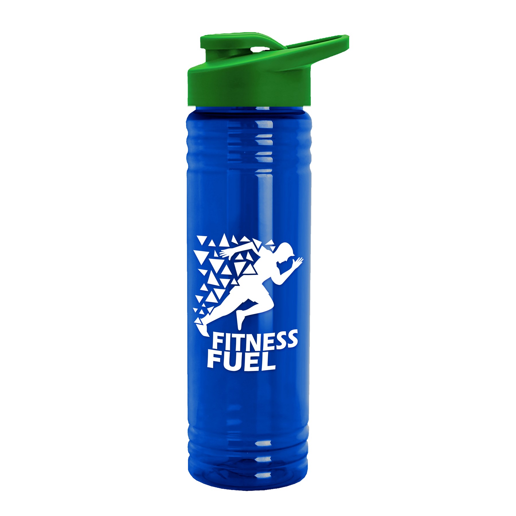 Picture of Garyline® Slim Fit RPET Bottle with Drink-Thru Lid - 24 oz.