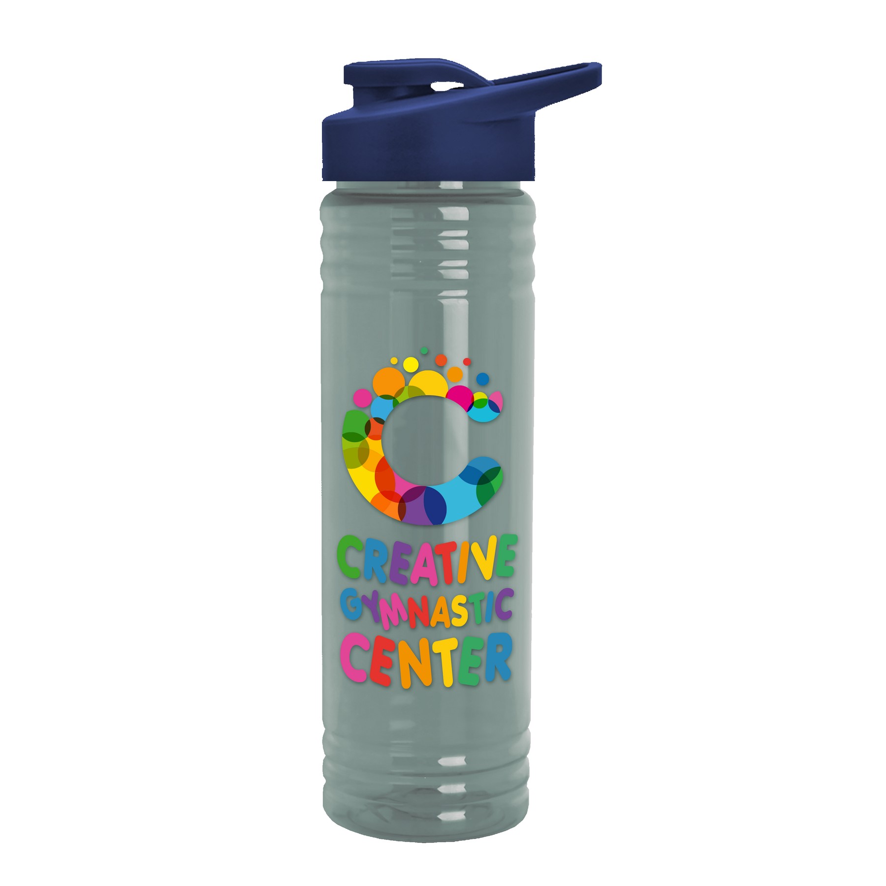 Picture of Garyline® Slim Fit RPET Bottle with Drink-Thru Lid - 24 oz.