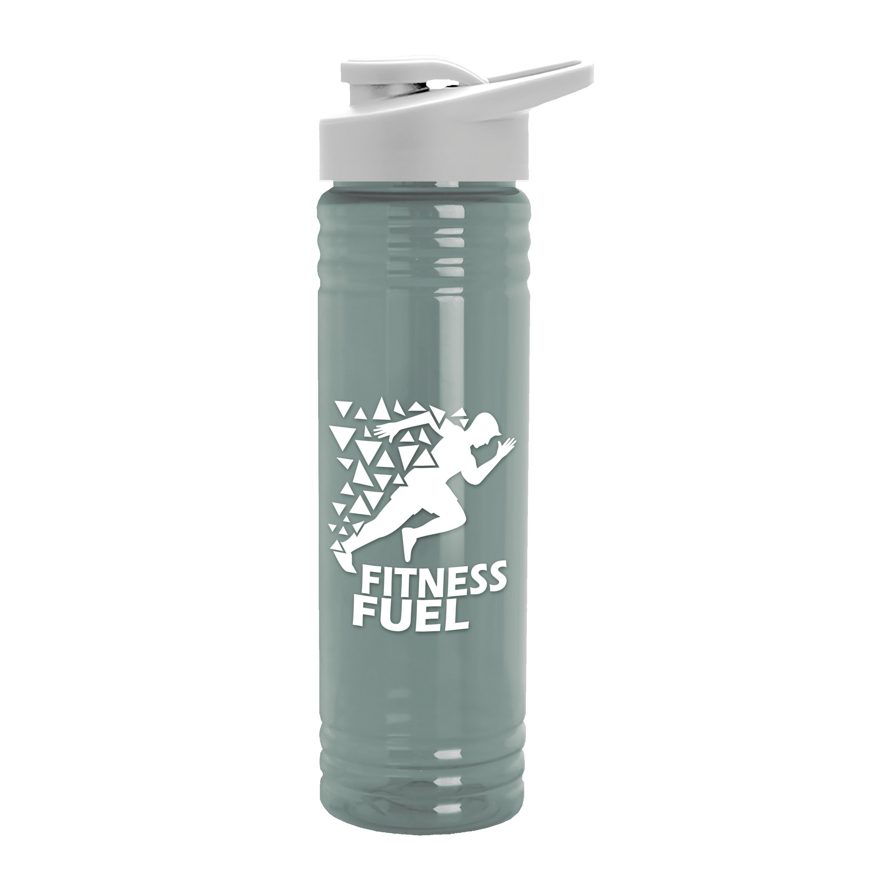 Picture of Garyline® Slim Fit RPET Bottle with Drink-Thru Lid - 24 oz.