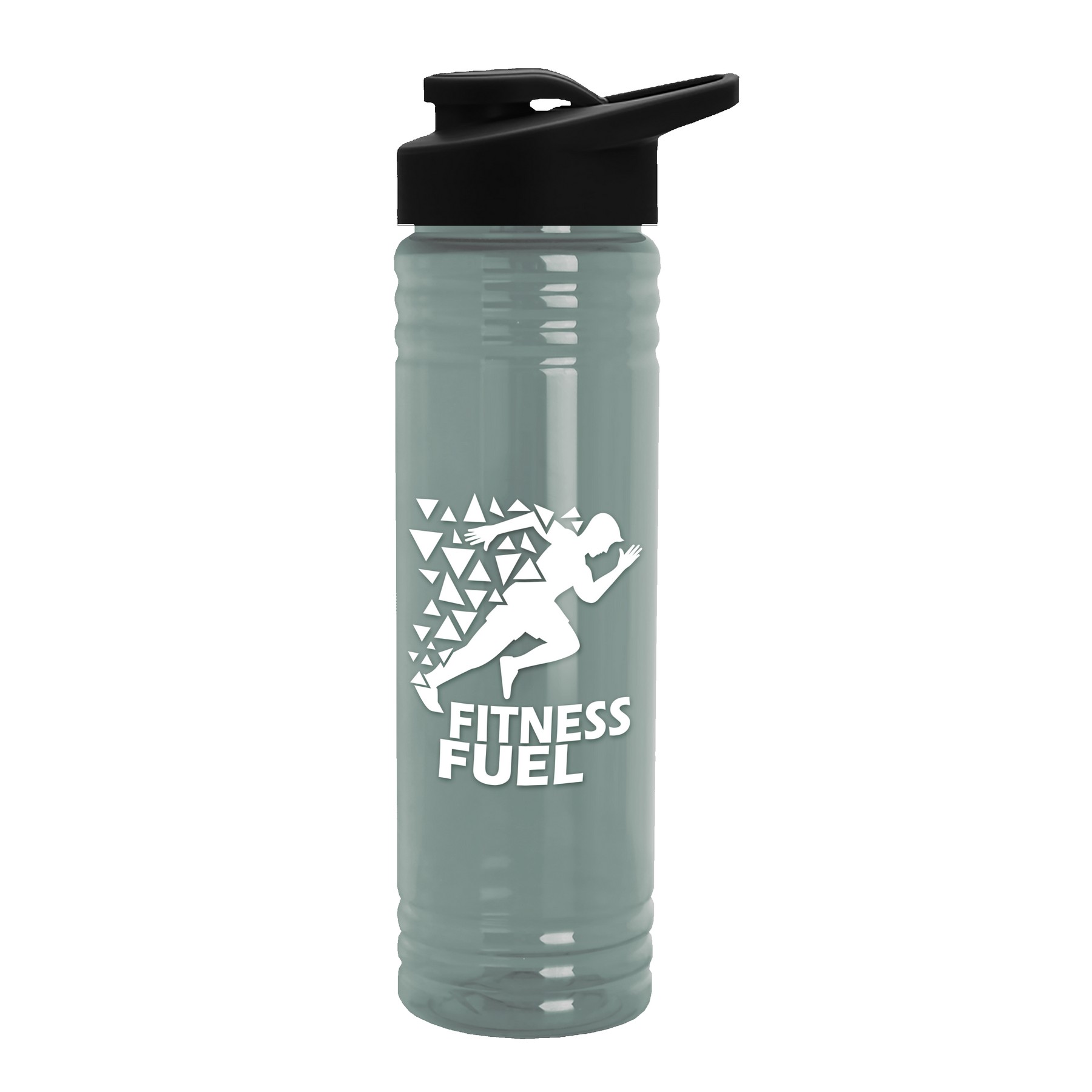 Picture of Garyline® Slim Fit RPET Bottle with Drink-Thru Lid - 24 oz.