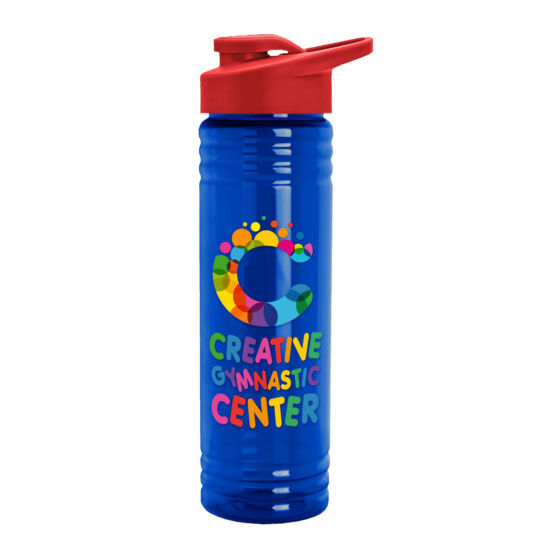 Picture of Garyline® Slim Fit RPET Bottle with Drink-Thru Lid - 24 oz.