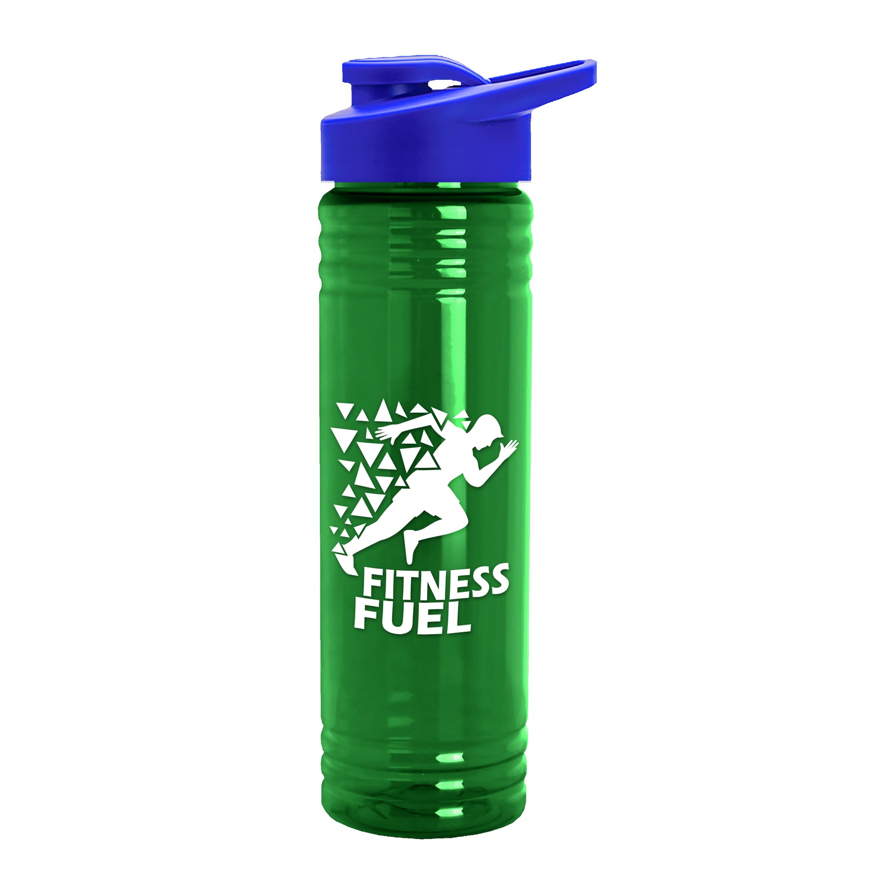Picture of Garyline® Slim Fit RPET Bottle with Drink-Thru Lid - 24 oz.