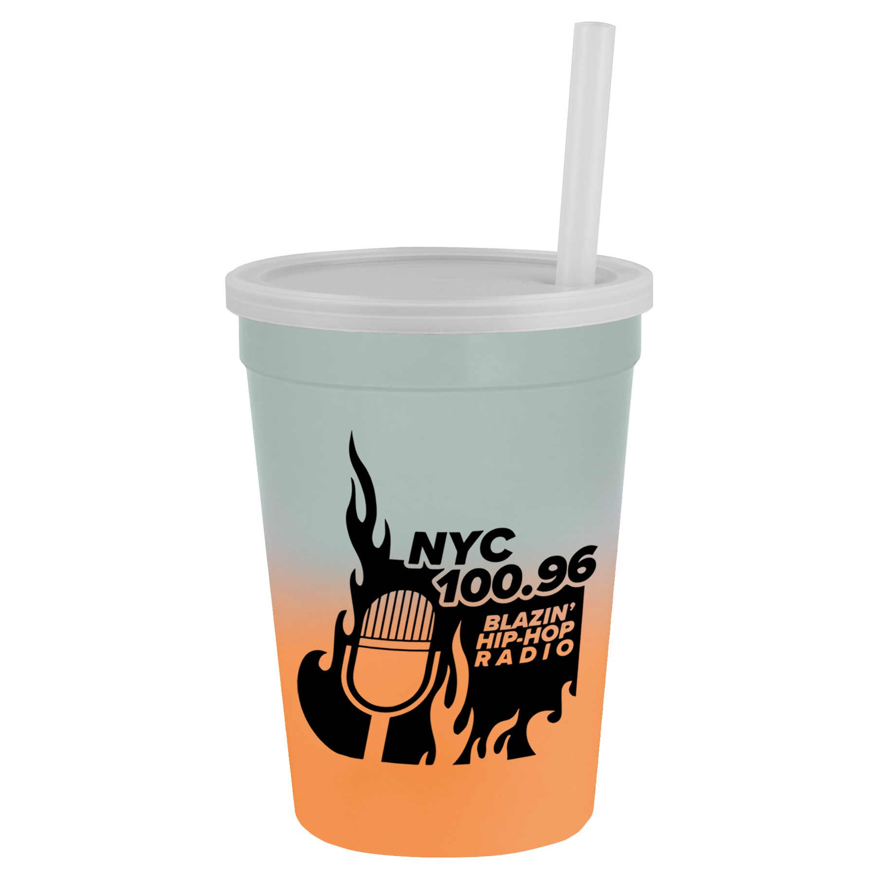 Picture of Garyline® Cups-on-the-Go Color-Changing Sport Sipper - 12 oz.
