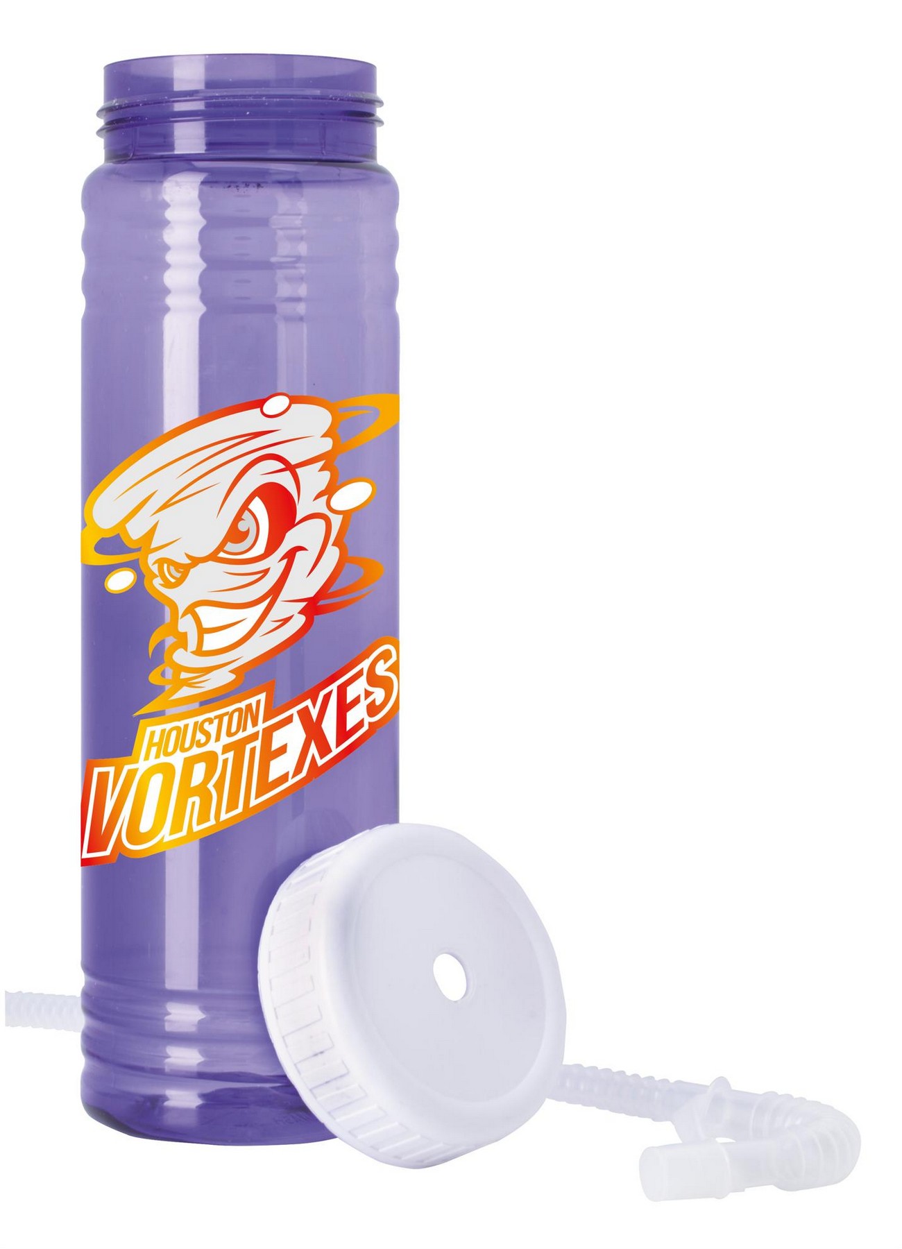 Picture of Garyline® Slim Fit Water Bottle With Straw Lid - 24 oz.