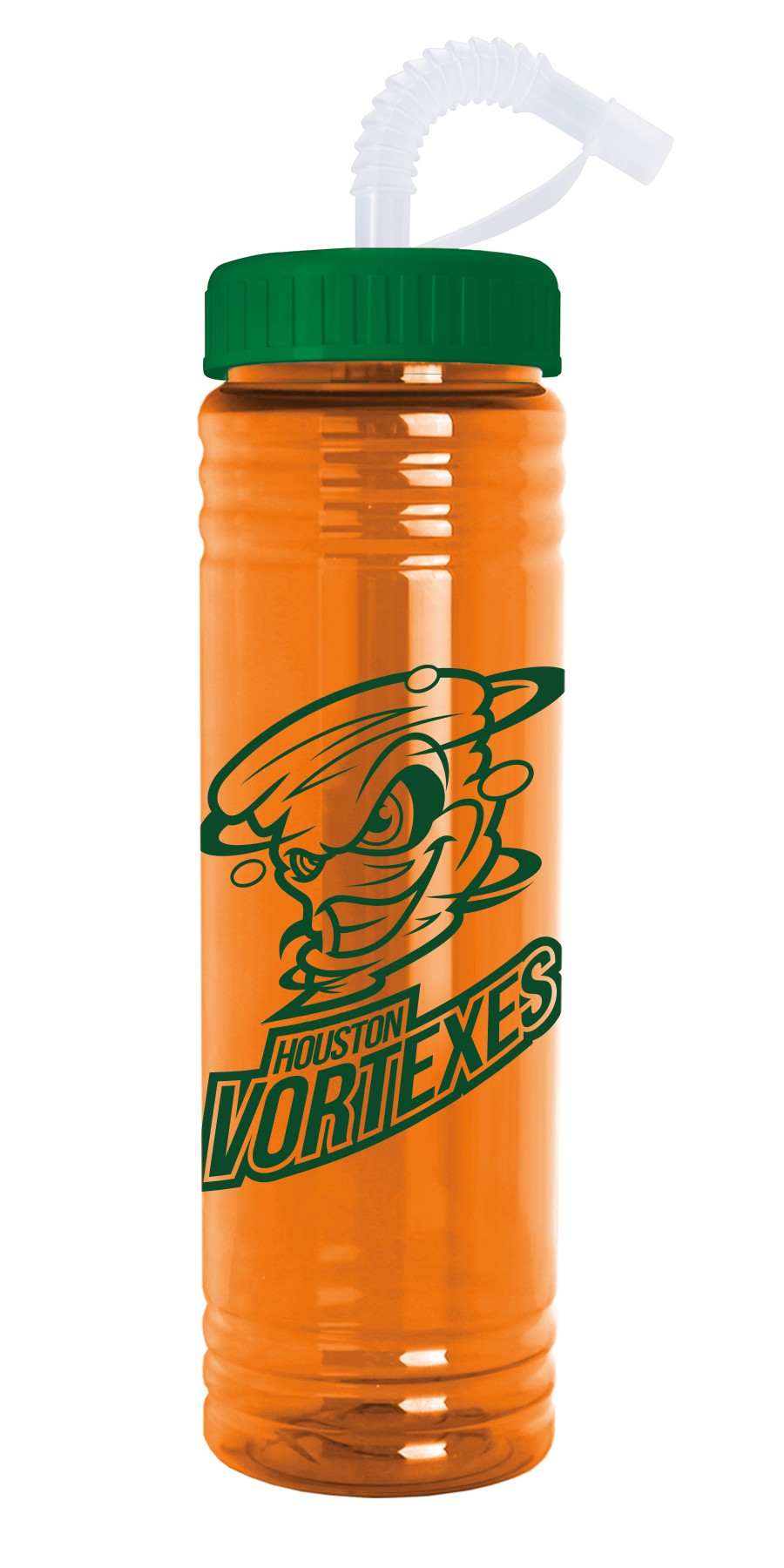 Picture of Garyline® Slim Fit Water Bottle With Straw Lid - 24 oz.