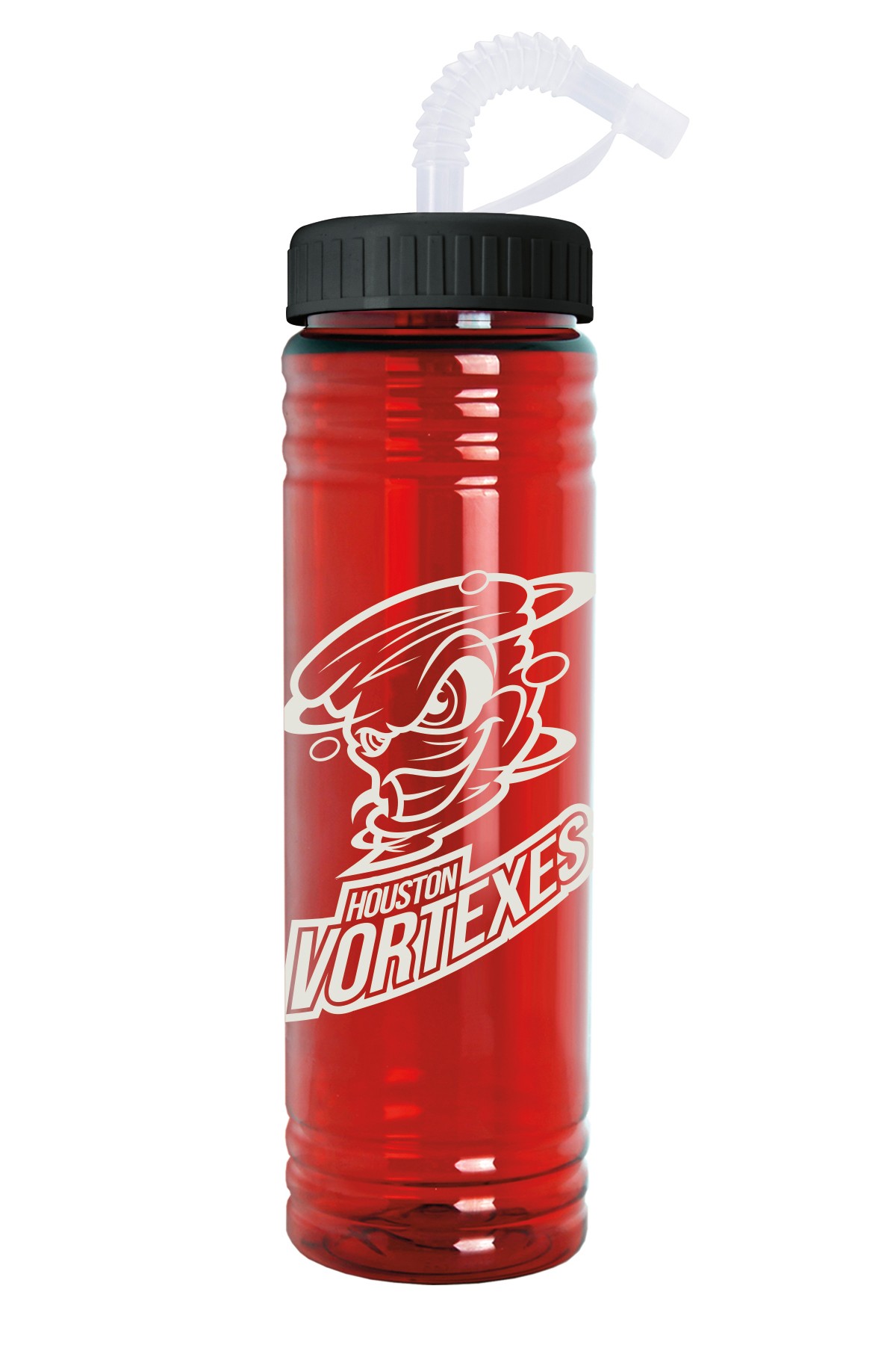 Picture of Garyline® Slim Fit Water Bottle With Straw Lid - 24 oz.