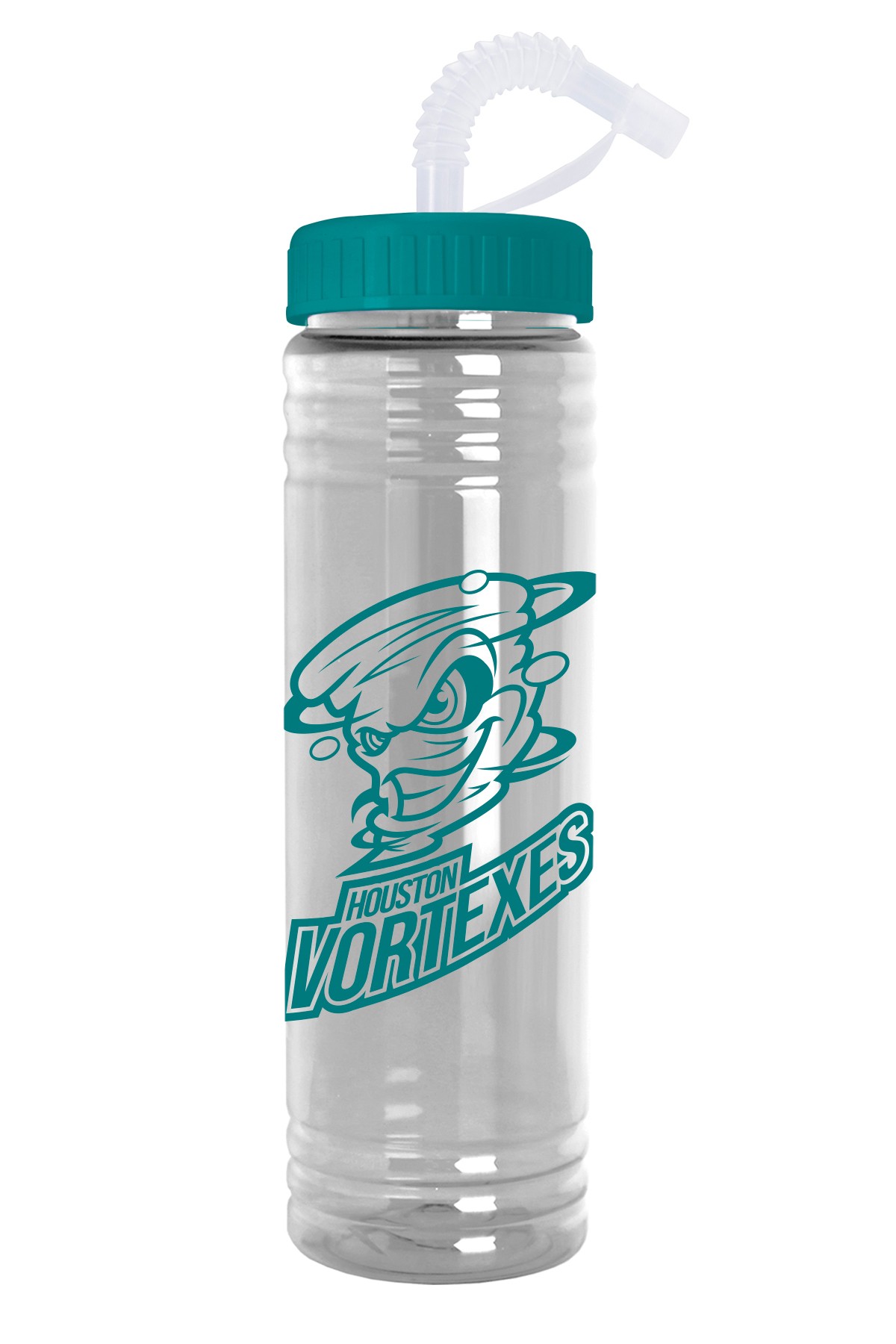 Picture of Garyline® Slim Fit Water Bottle With Straw Lid - 24 oz.