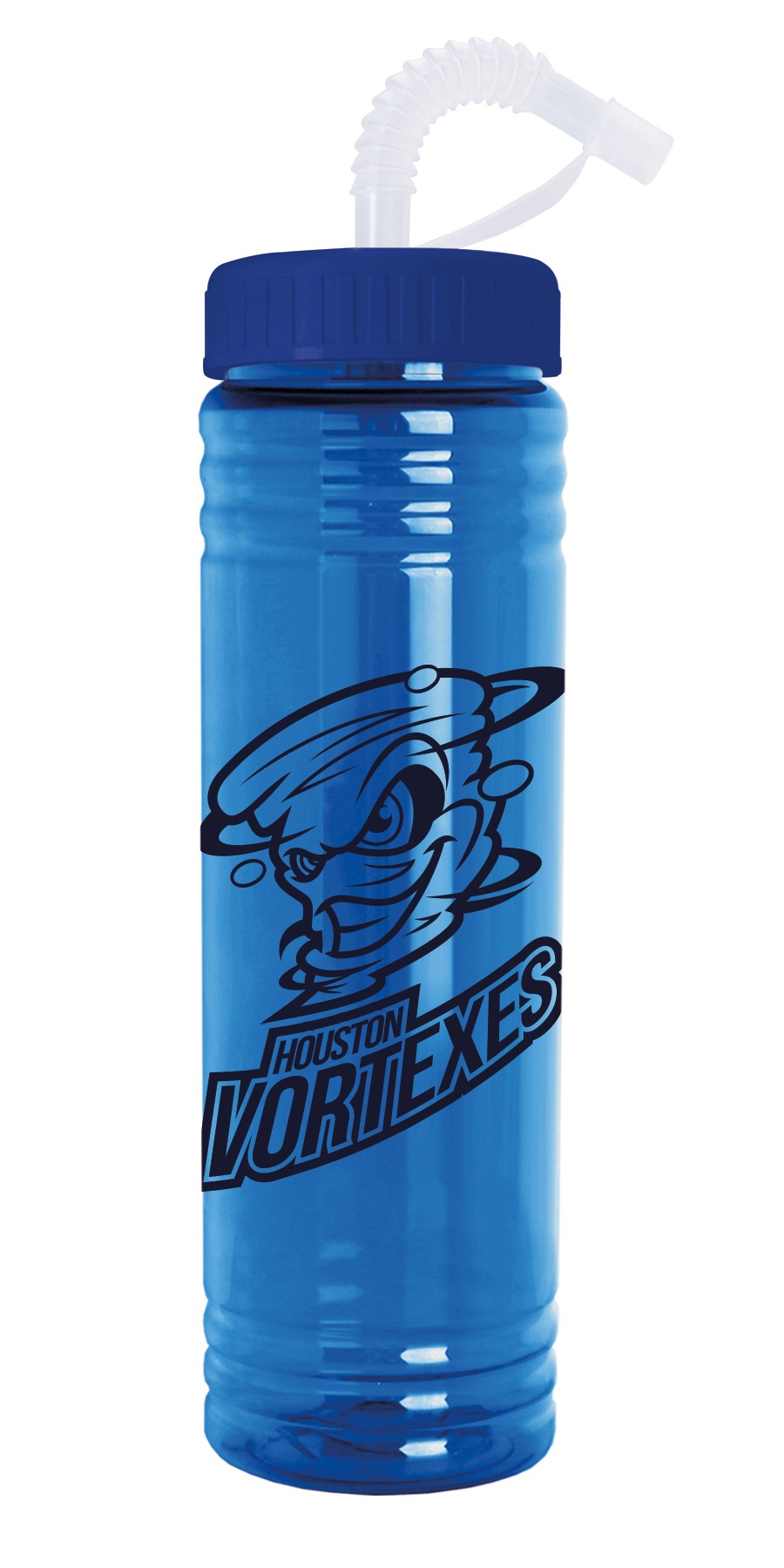 Picture of Garyline® Slim Fit Water Bottle With Straw Lid - 24 oz.