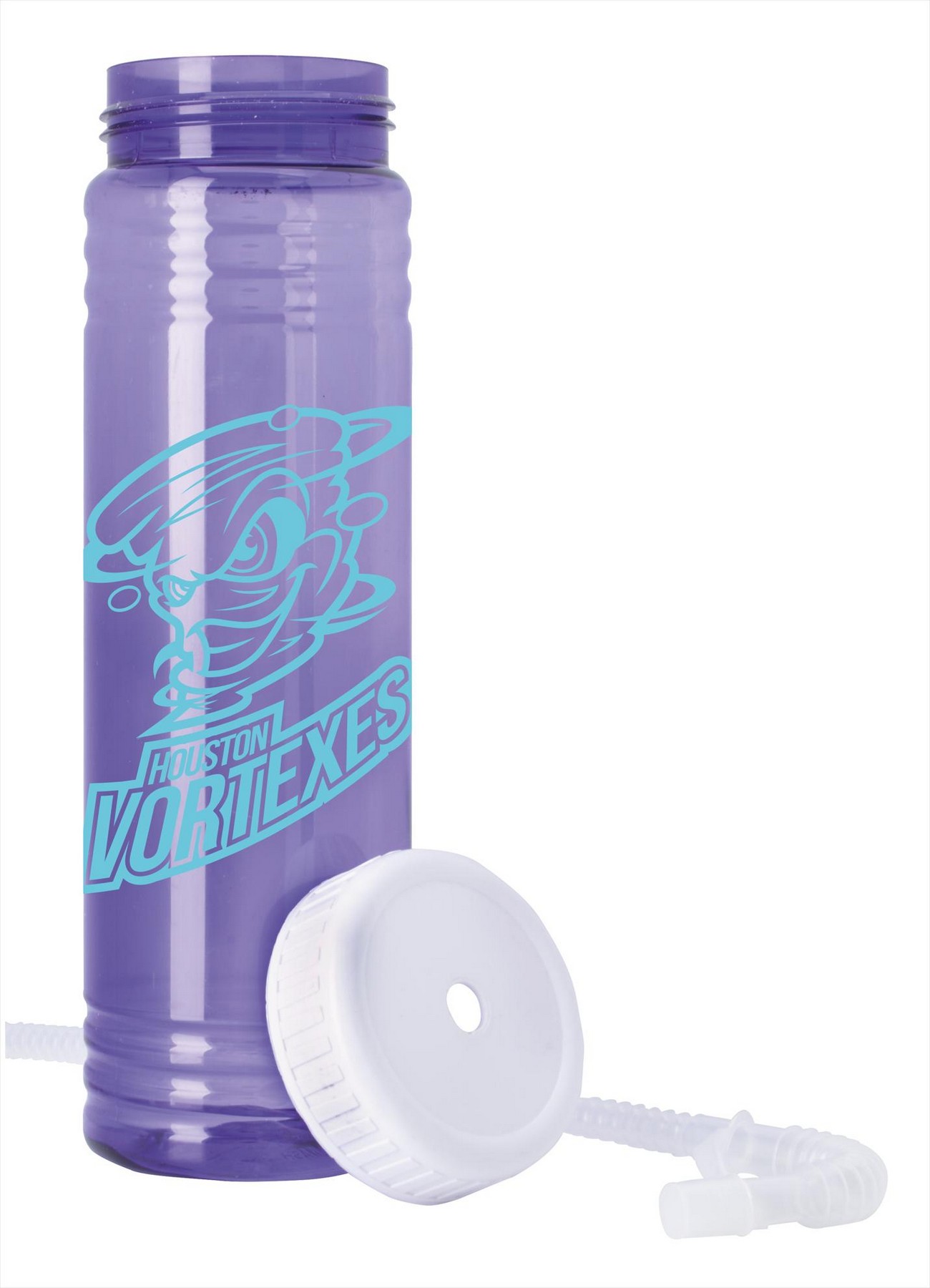 Picture of Garyline® Slim Fit Water Bottle With Straw Lid - 24 oz.