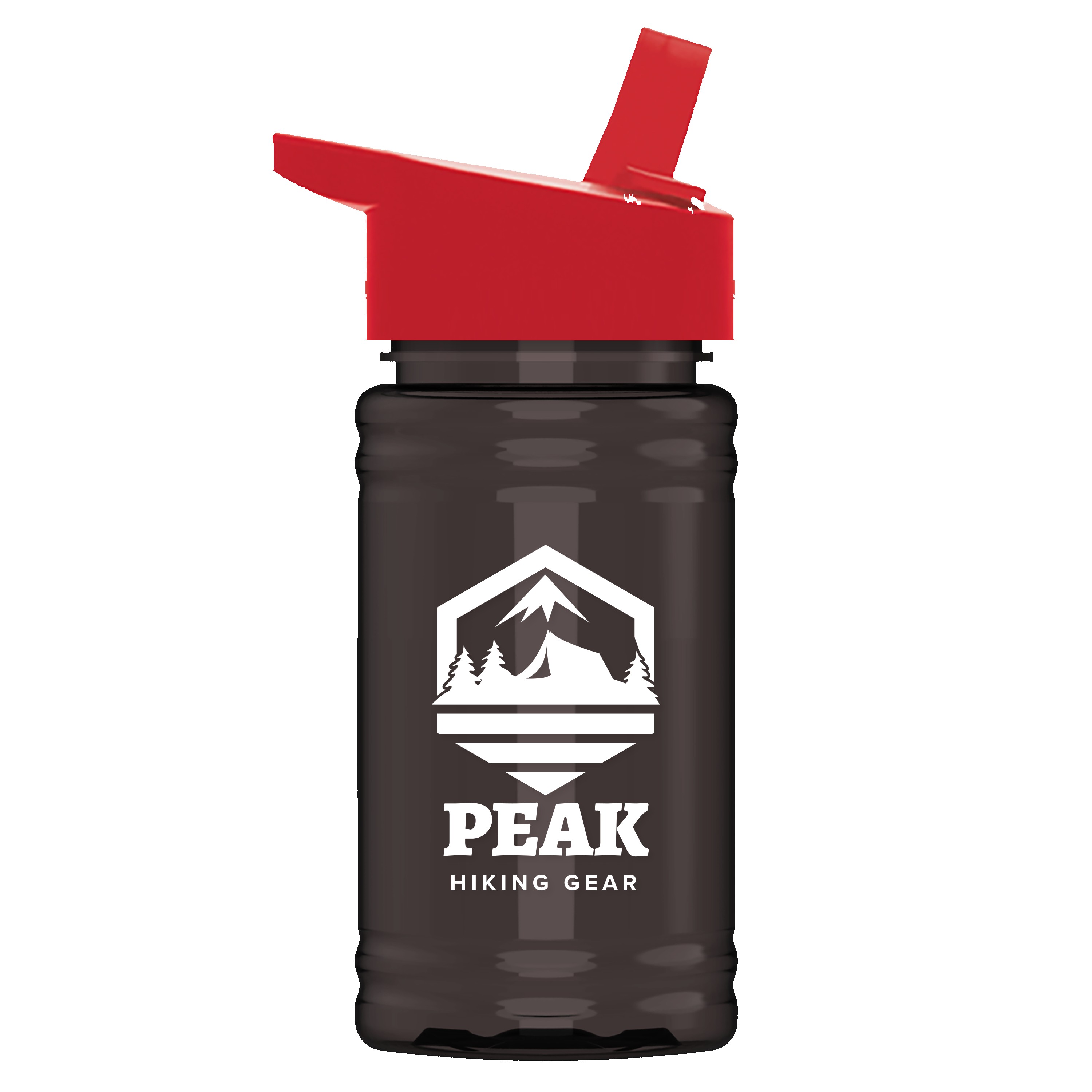 Picture of Garyline® Mini RPET Bottle with Flip-Straw Lid - 16 oz.