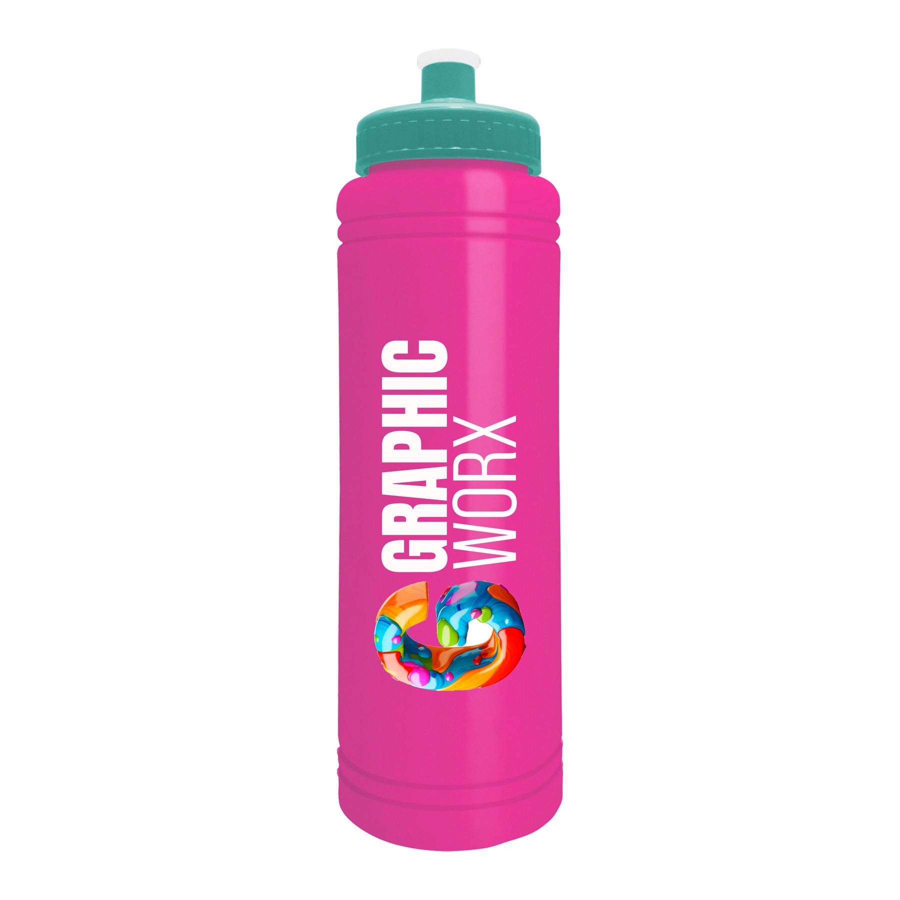 Picture of Garyline® Slim Line Bottle with Push-Pull Lid - 25 oz.