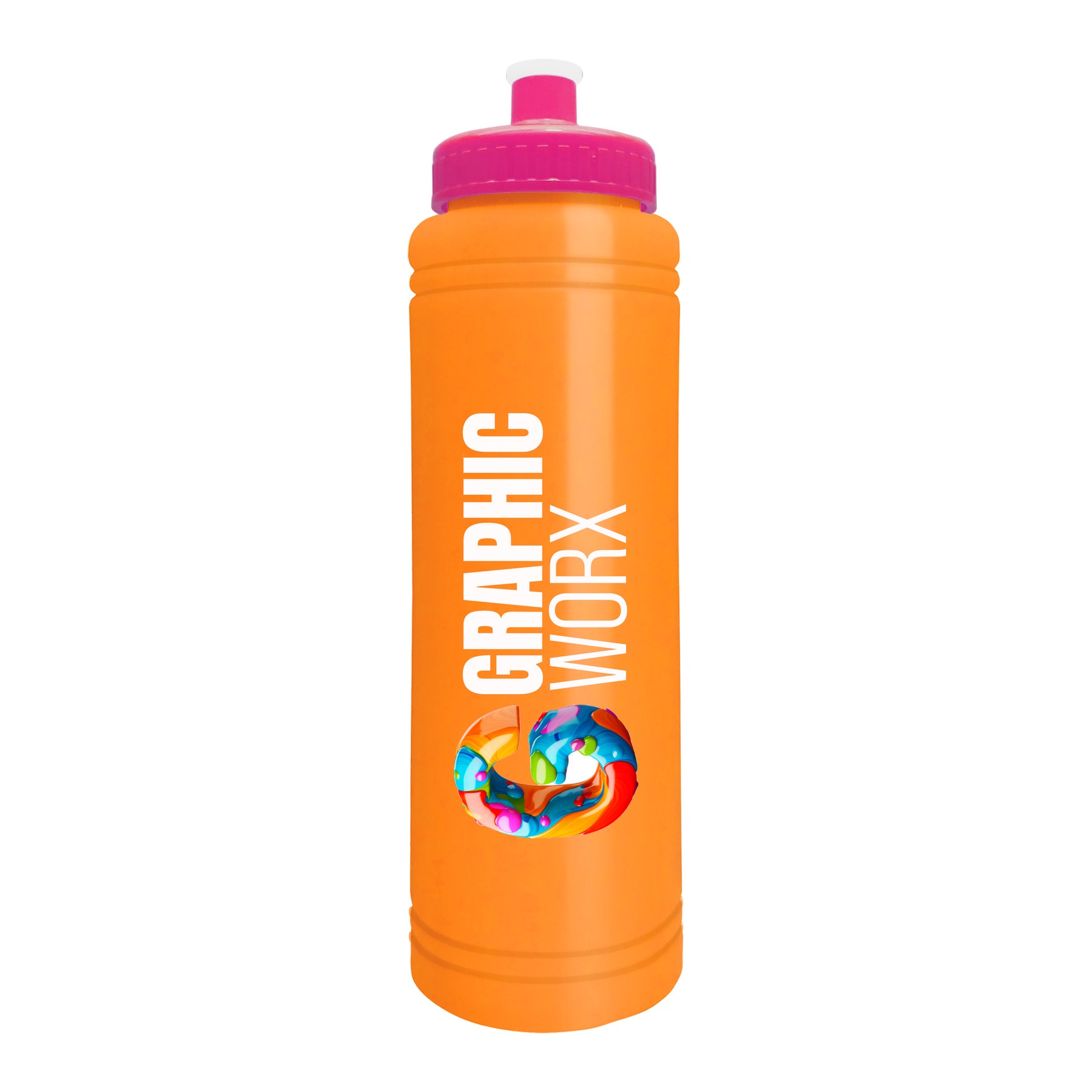Picture of Garyline® Slim Line Bottle with Push-Pull Lid - 25 oz.