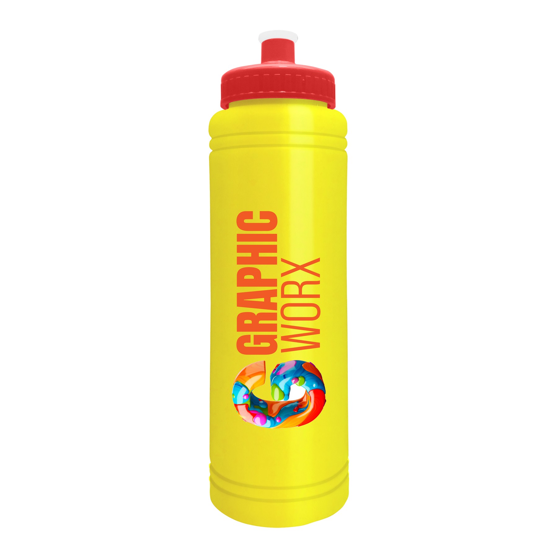 Picture of Garyline® Slim Line Bottle with Push-Pull Lid - 25 oz.