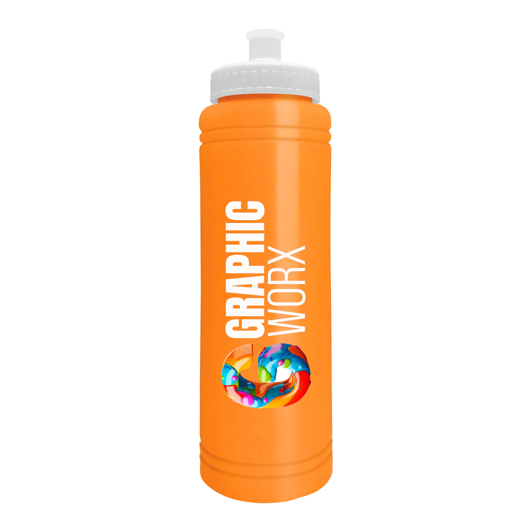 Picture of Garyline® Slim Line Bottle with Push-Pull Lid - 25 oz.