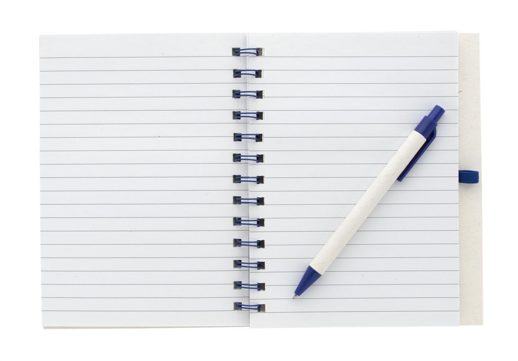 Picture of Good Value™ BoC Recycled Paper Spiral Notebook with Pen