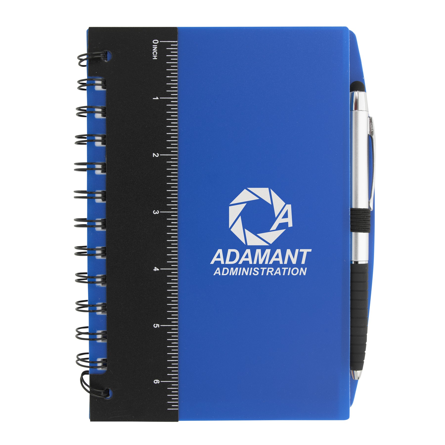 Picture of Good Value™ 5" x 7" Ruler Notebook with Flags and Stylus Pen