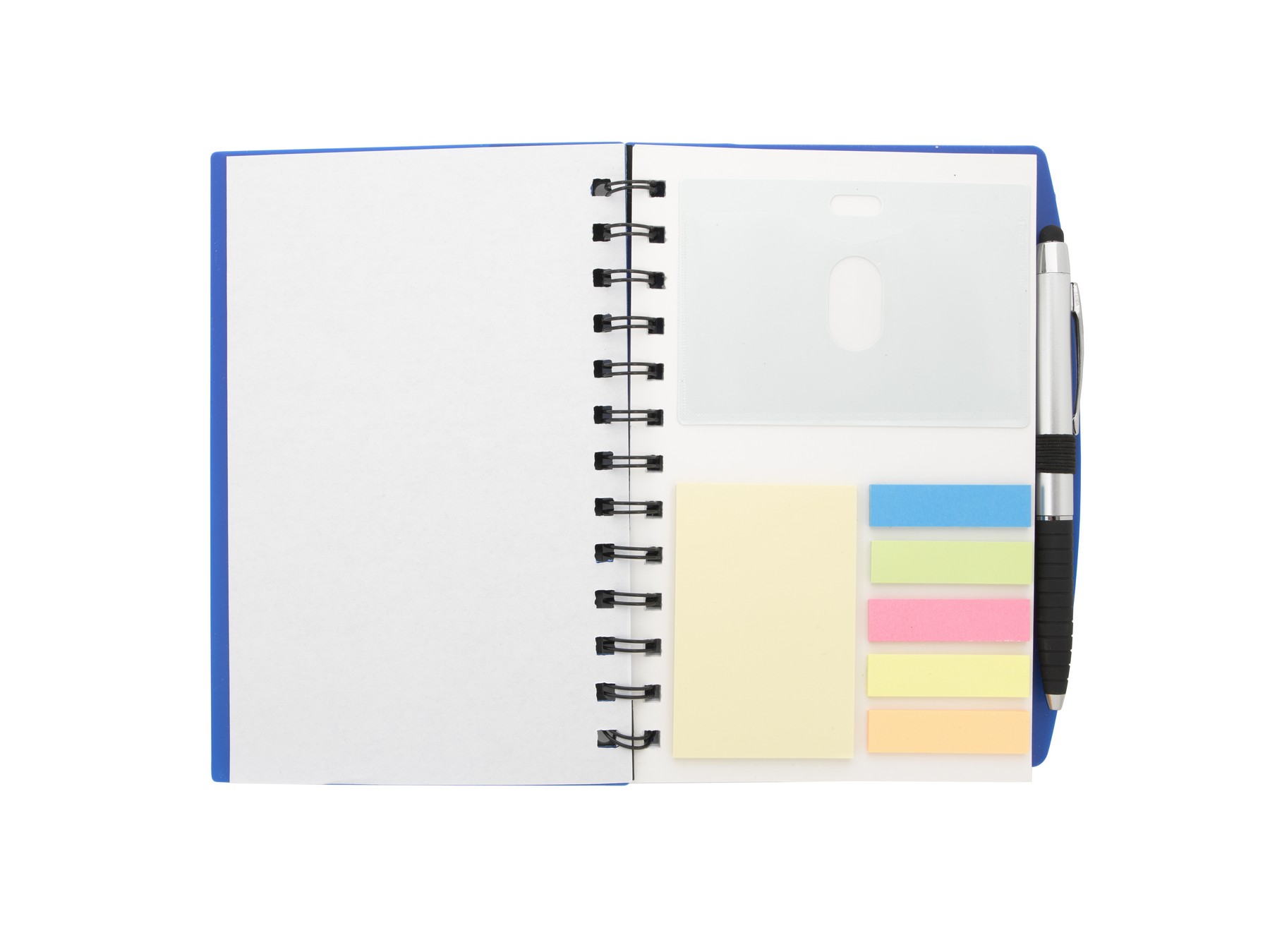 Picture of Good Value™ 5" x 7" Ruler Notebook with Flags and Stylus Pen