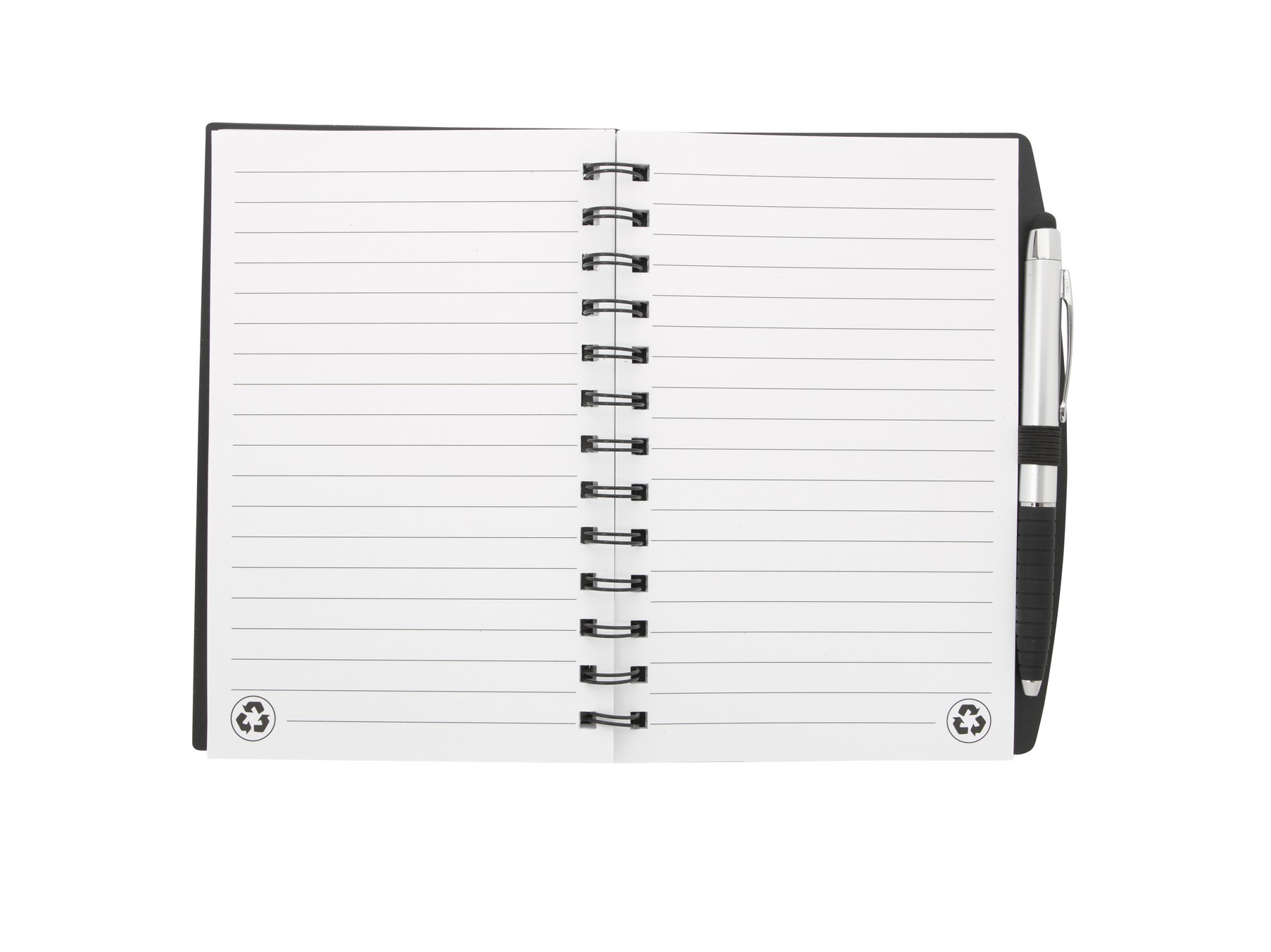 Picture of Good Value™ 5" x 7" Ruler Notebook with Flags and Stylus Pen