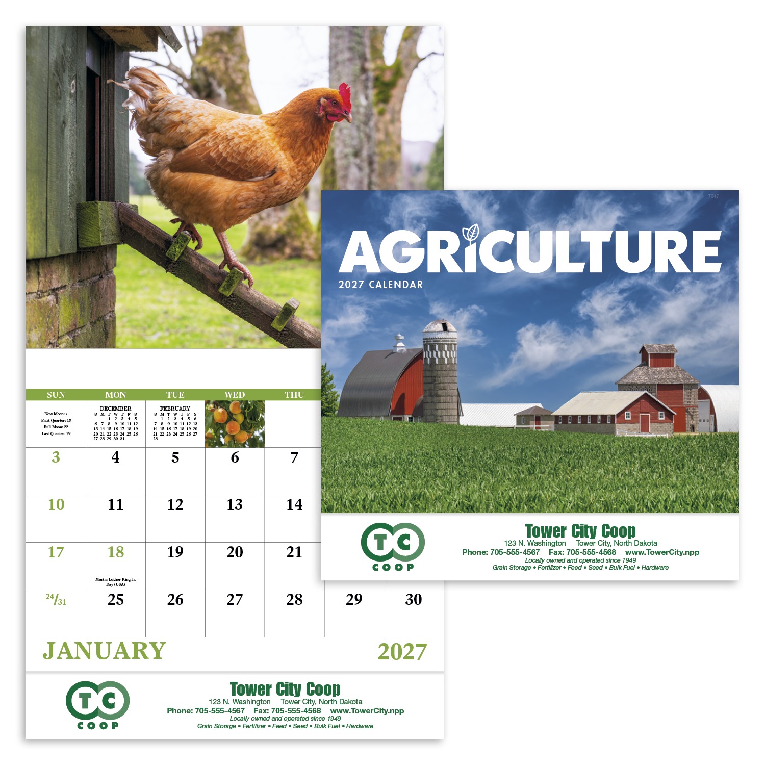 Picture of Good Value™ Agriculture - Stapled Calendar
