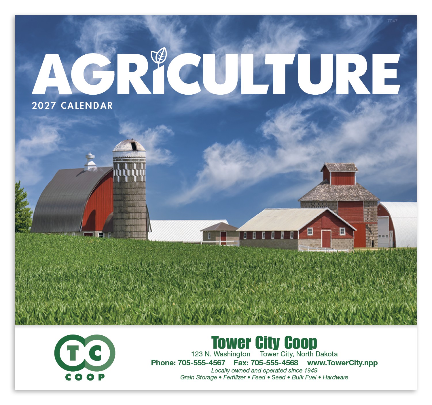 Picture of Good Value™ Agriculture - Stapled Calendar