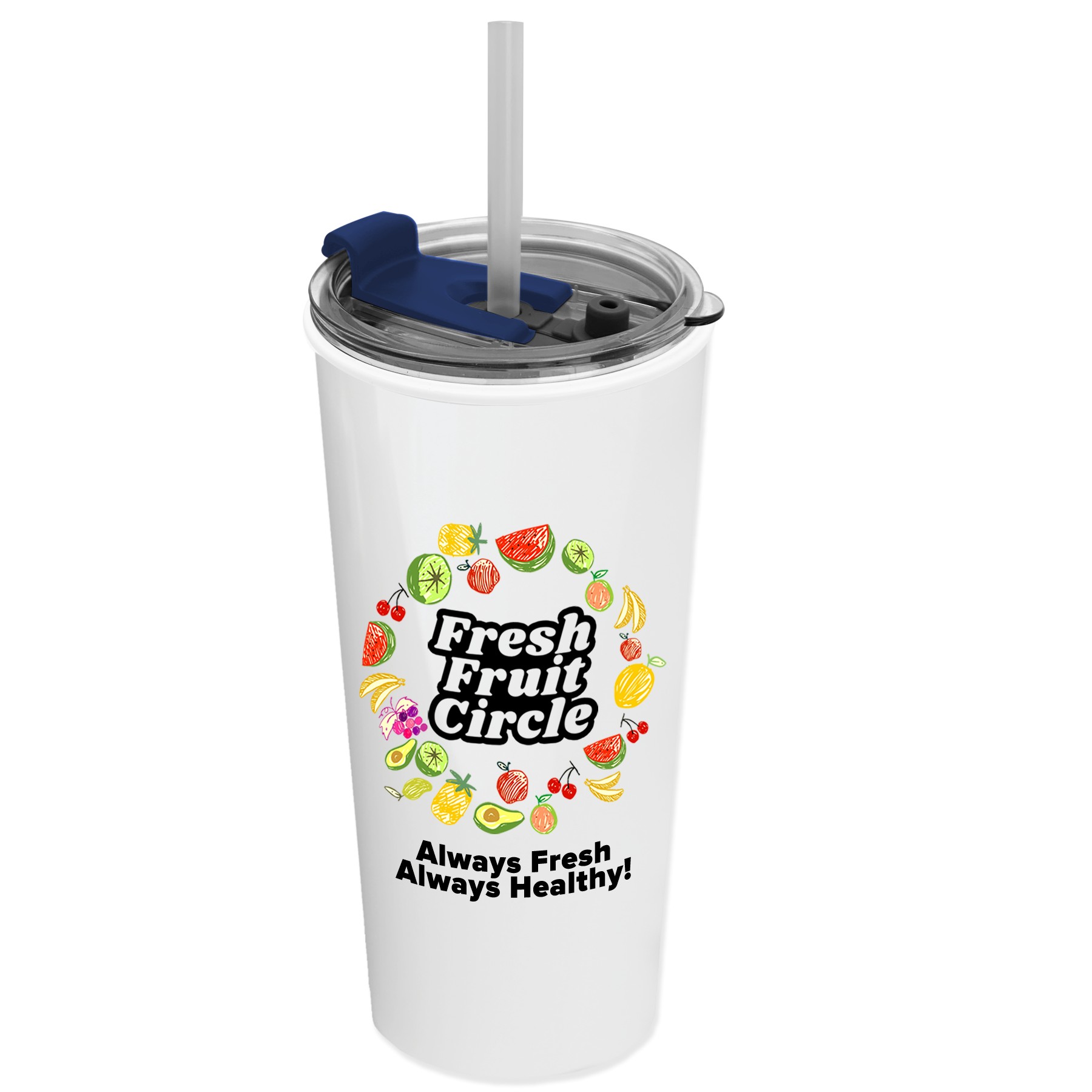 Picture of Garyline® Roadmaster Travel Tumbler with 2-in-1 Lid with Straw - 18 oz.