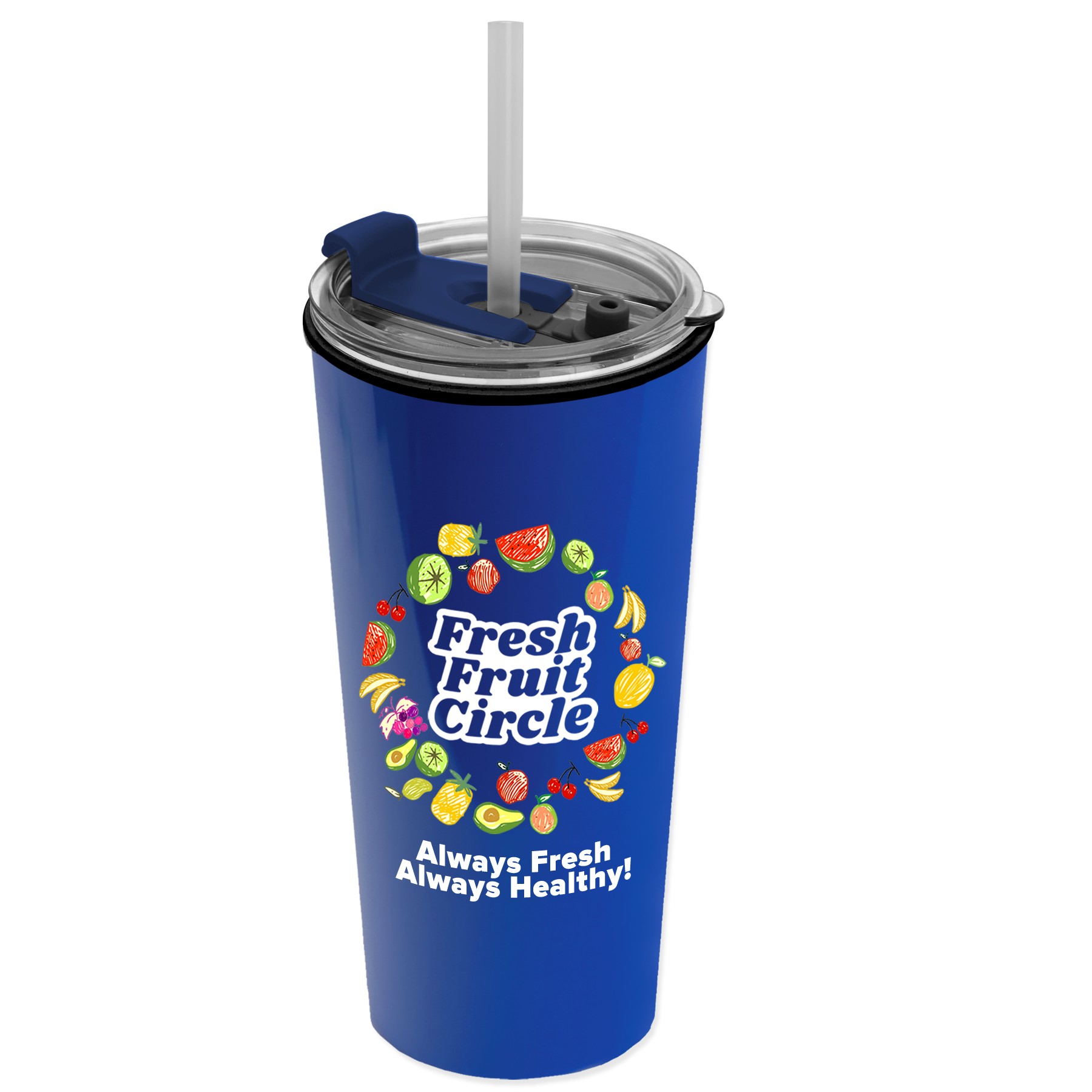 Picture of Garyline® Roadmaster Travel Tumbler with 2-in-1 Lid with Straw - 18 oz.