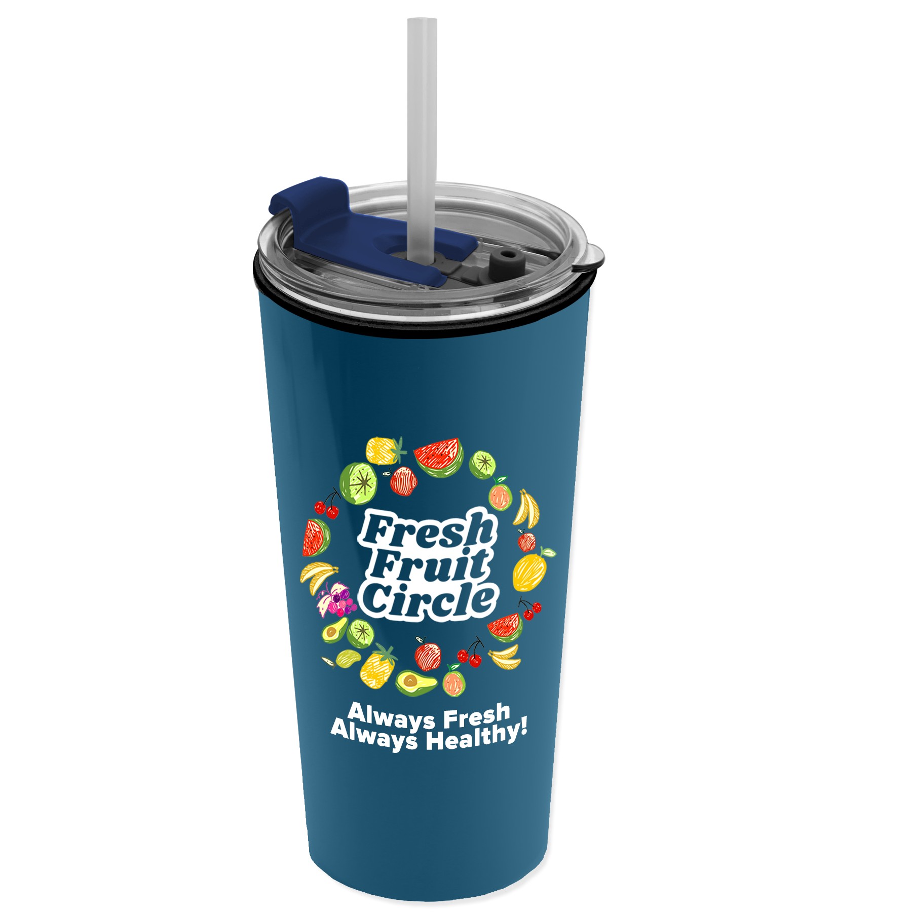 Picture of Garyline® Roadmaster Travel Tumbler with 2-in-1 Lid with Straw - 18 oz.