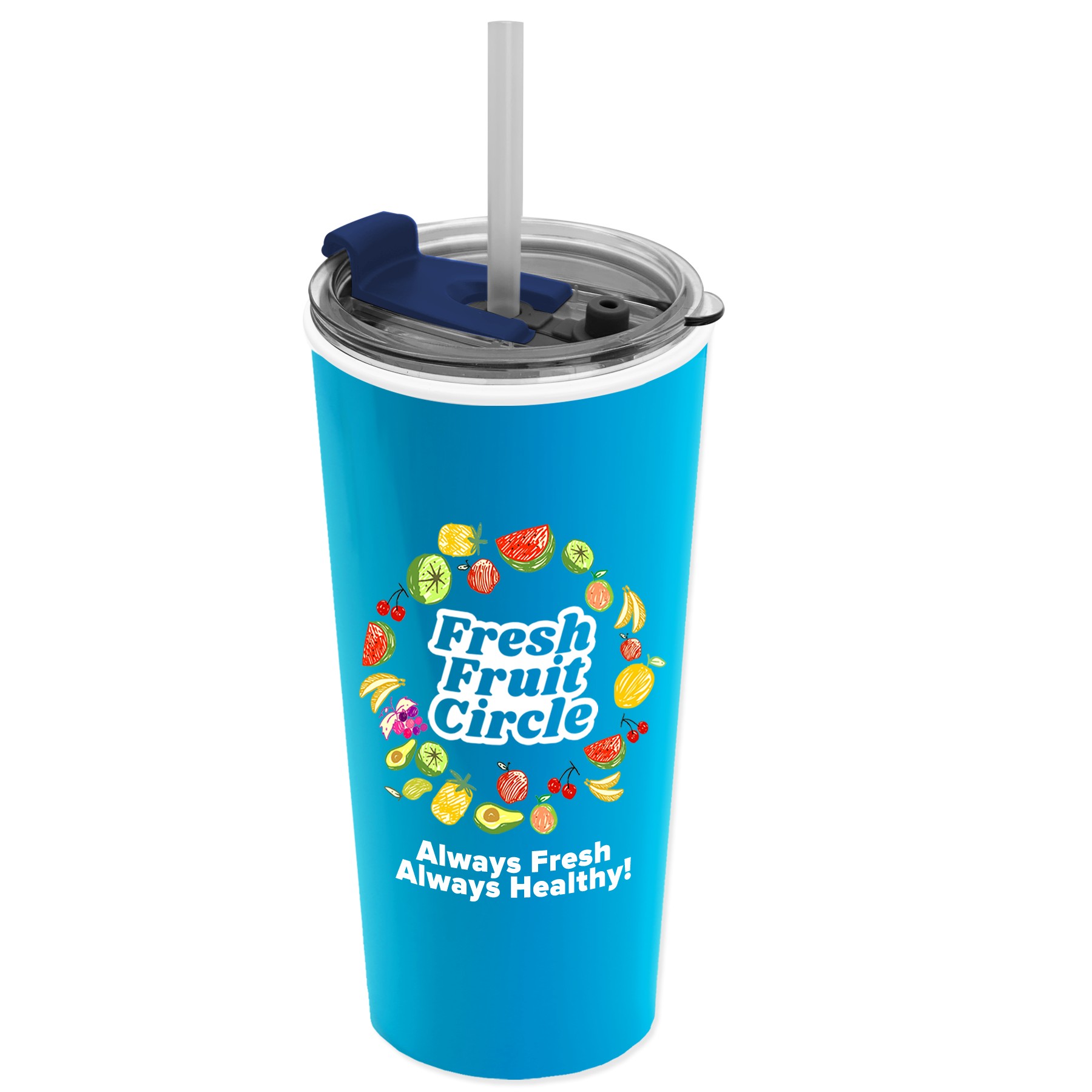 Picture of Garyline® Roadmaster Travel Tumbler with 2-in-1 Lid with Straw - 18 oz.