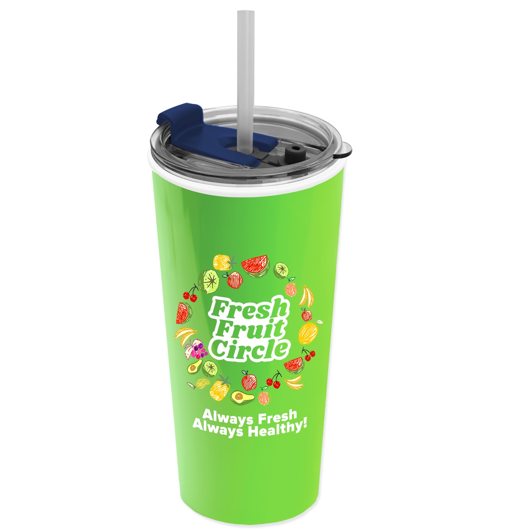 Picture of Garyline® Roadmaster Travel Tumbler with 2-in-1 Lid with Straw - 18 oz.