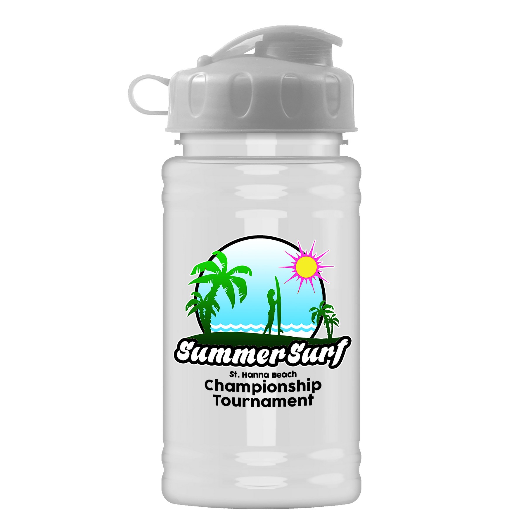 Picture of Garyline® Mini RPET Bottle with Flip Lid - 16 oz.
