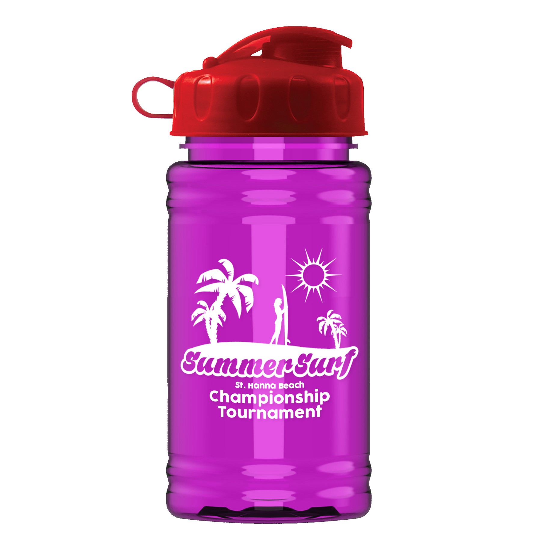 Picture of Garyline® Mini RPET Bottle with Flip Lid - 16 oz.