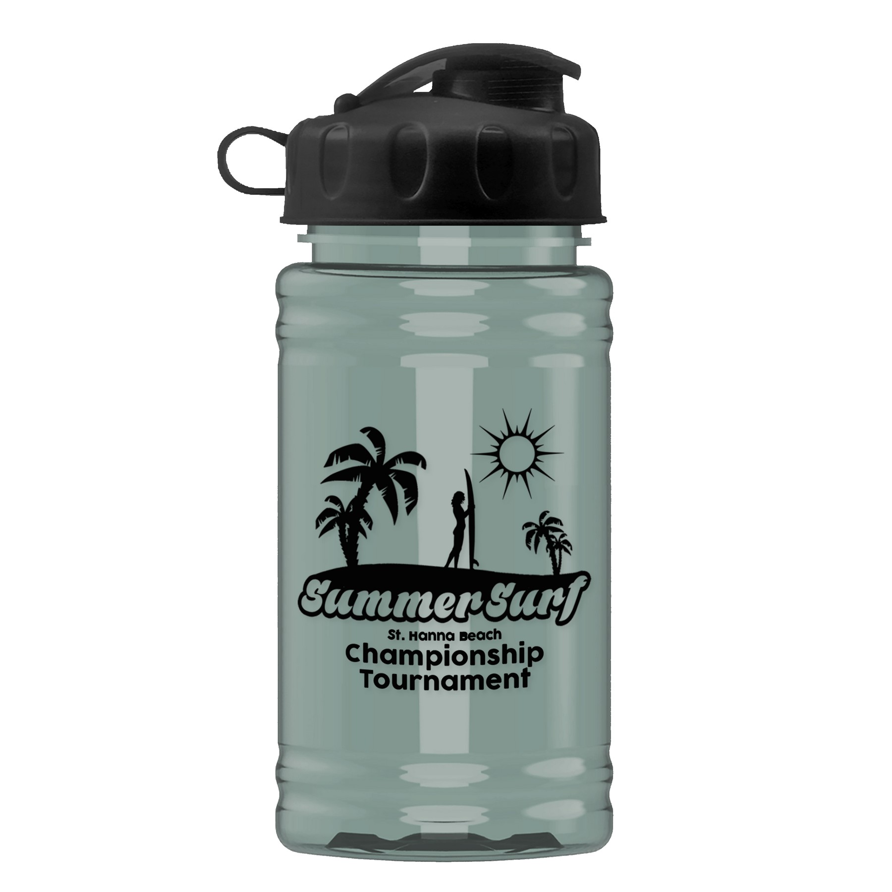 Picture of Garyline® Mini RPET Bottle with Flip Lid - 16 oz.