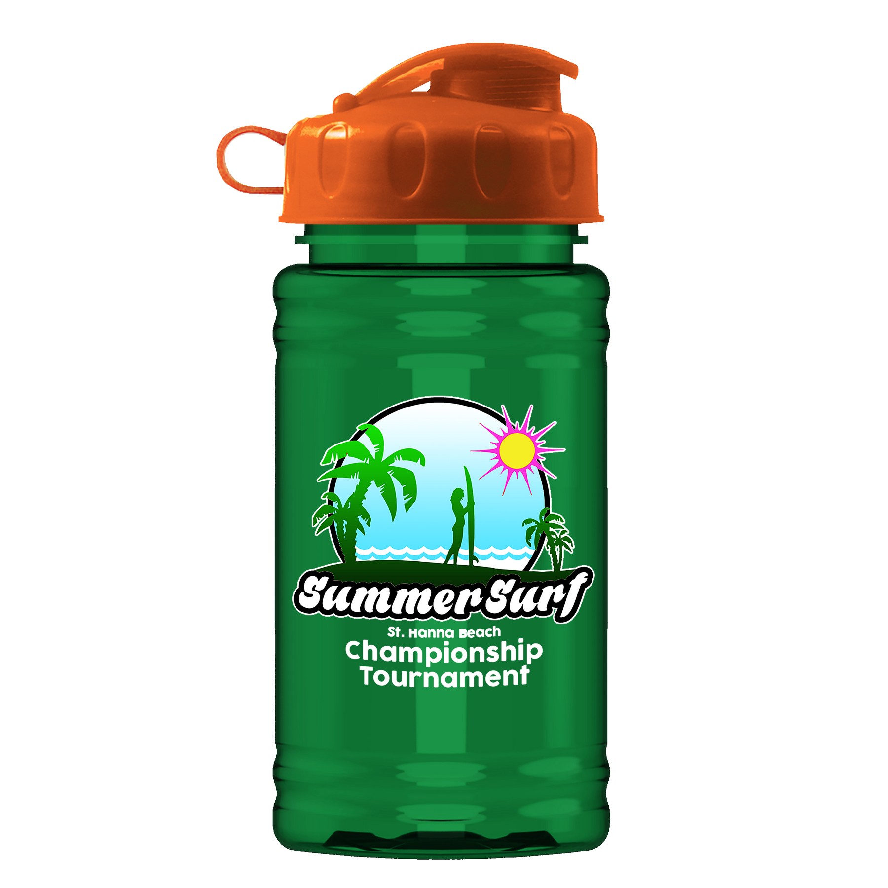 Picture of Garyline® Mini RPET Bottle with Flip Lid - 16 oz.